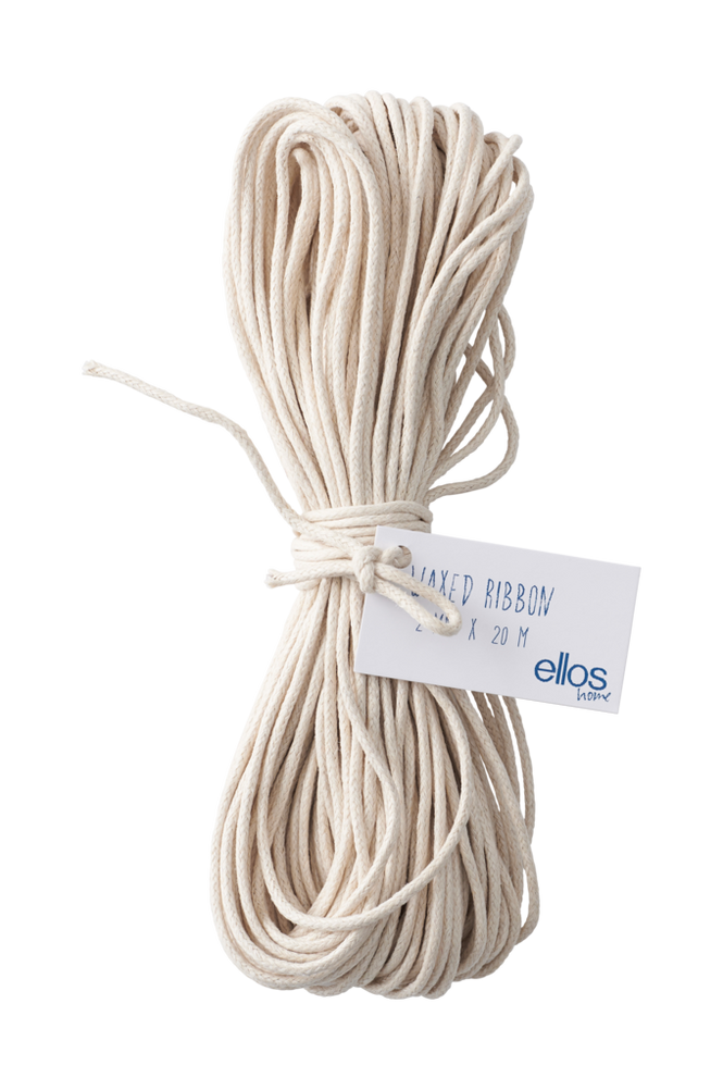 Presentsnöre Cotton Waxed 20 meter