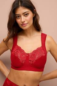 Miss Mary Of Sweden Pehme t Rintaliivit Lovely Lace Punainen 