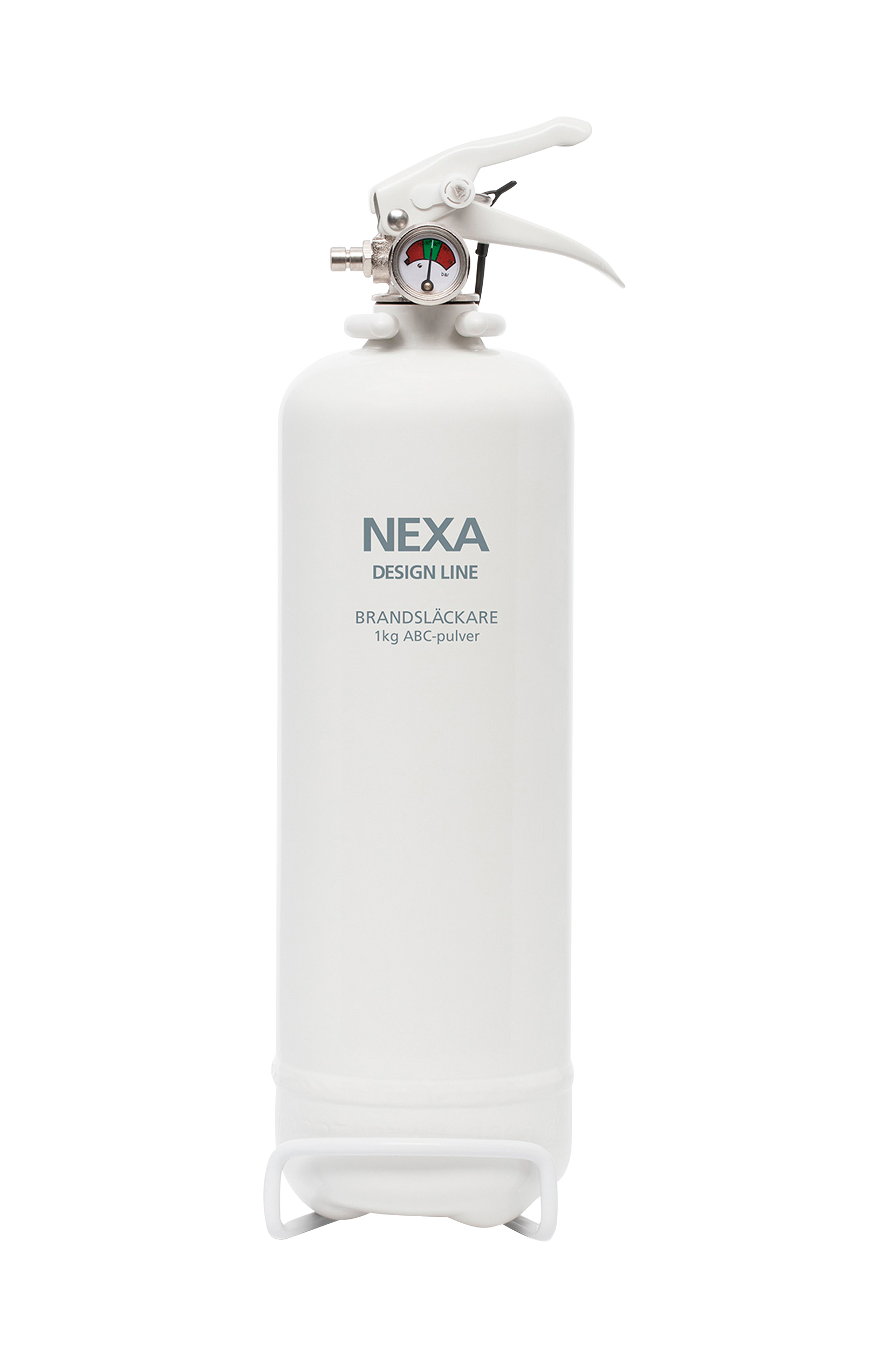 Palosammutin 1 kg 8A, valkoinen, Nexa Fire & Safety