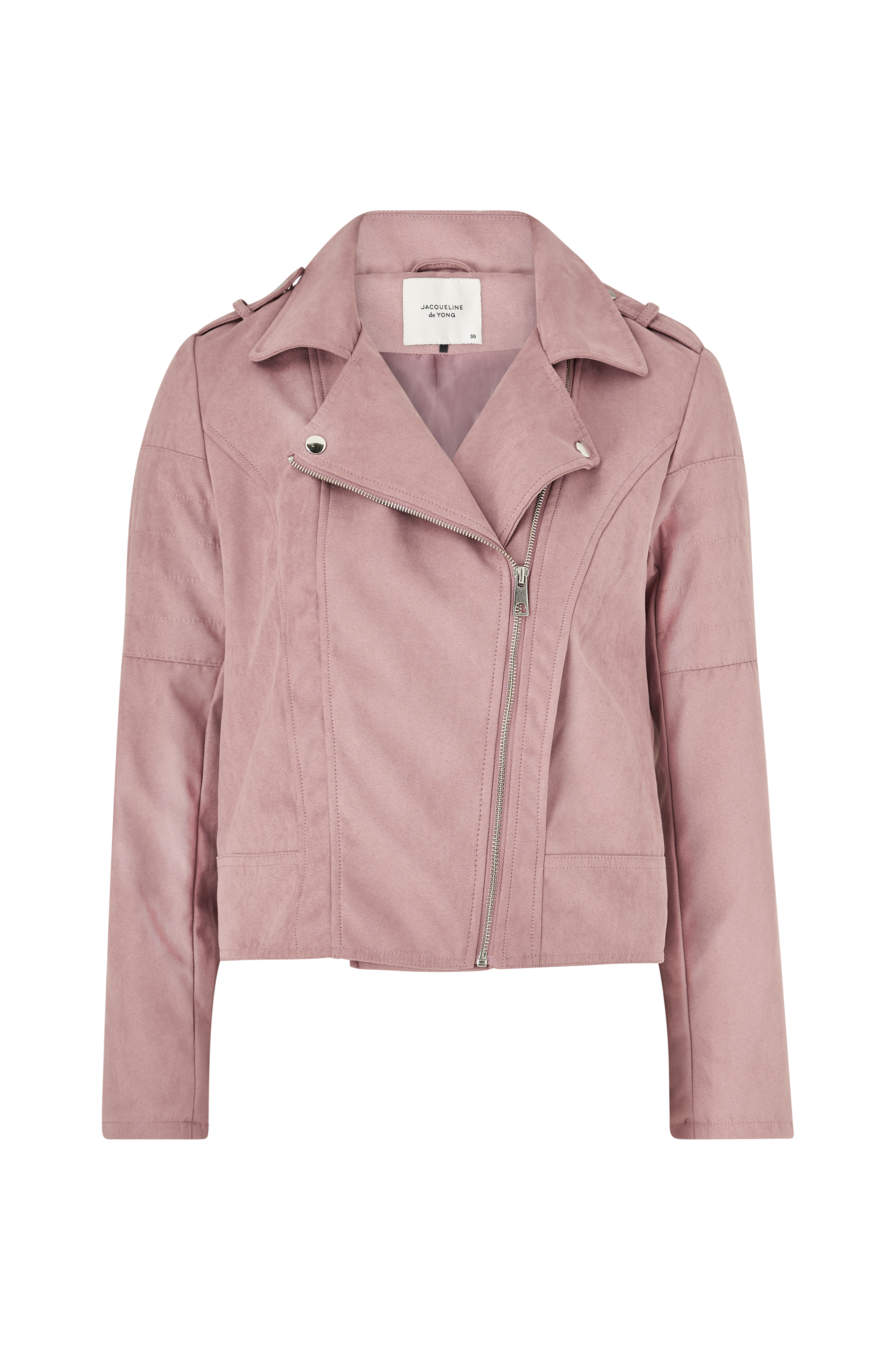 Jdy Biker-Takki Jdypeach Faux Suede Biker - Roosa - Lyhyet Takit | Ellos