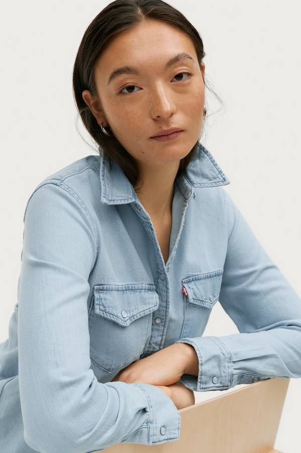 Levi's - Jeansskjorte Essential Western Going Steady - Blå - 34