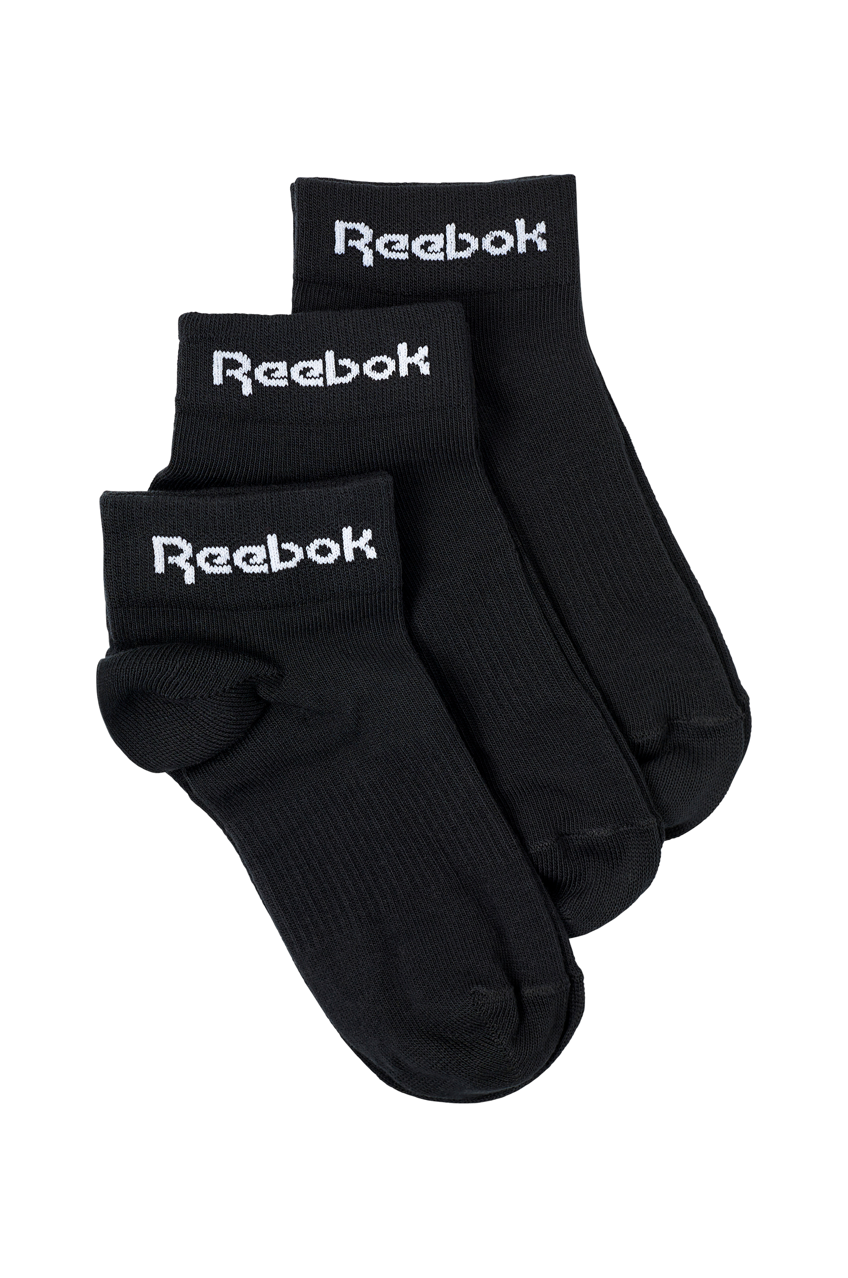 Reebok Performance - Ankelsokker Act Core Ankle Sock 3-pak - Sort - 43/45