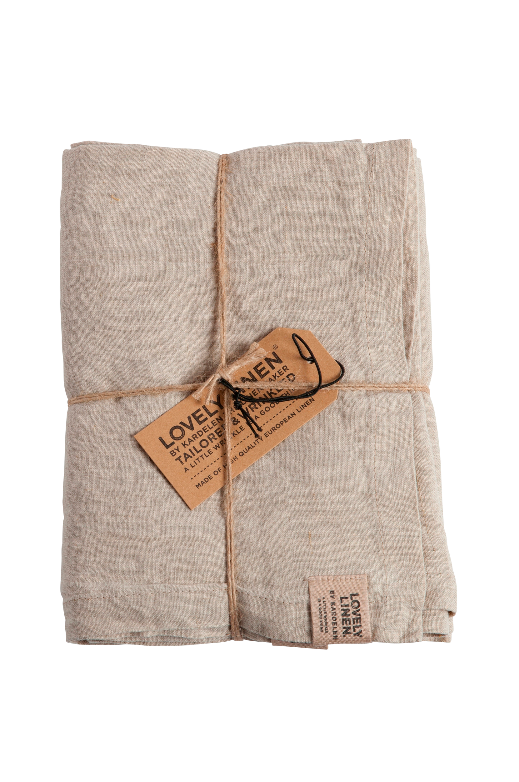 Lovely Linen - Löpare Misty - Natur - 45X145