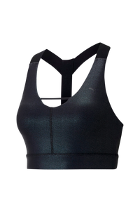 Puma - Sport-bh Mid Impact Pearl Bra - Svart - 34