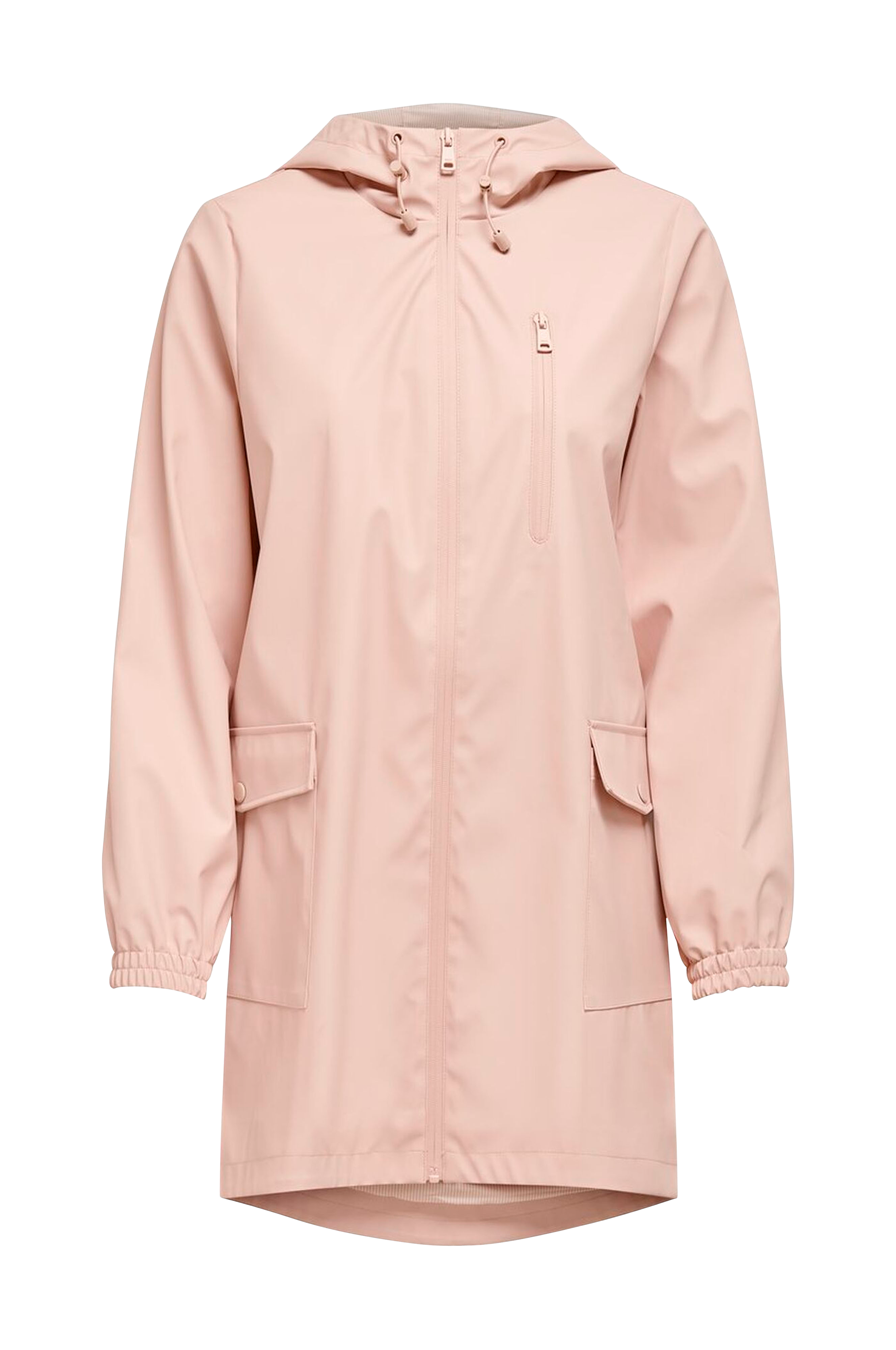 Regnfrakke onlEmma Raincoat CC - Rosa - Regnjakker & regnfrakker