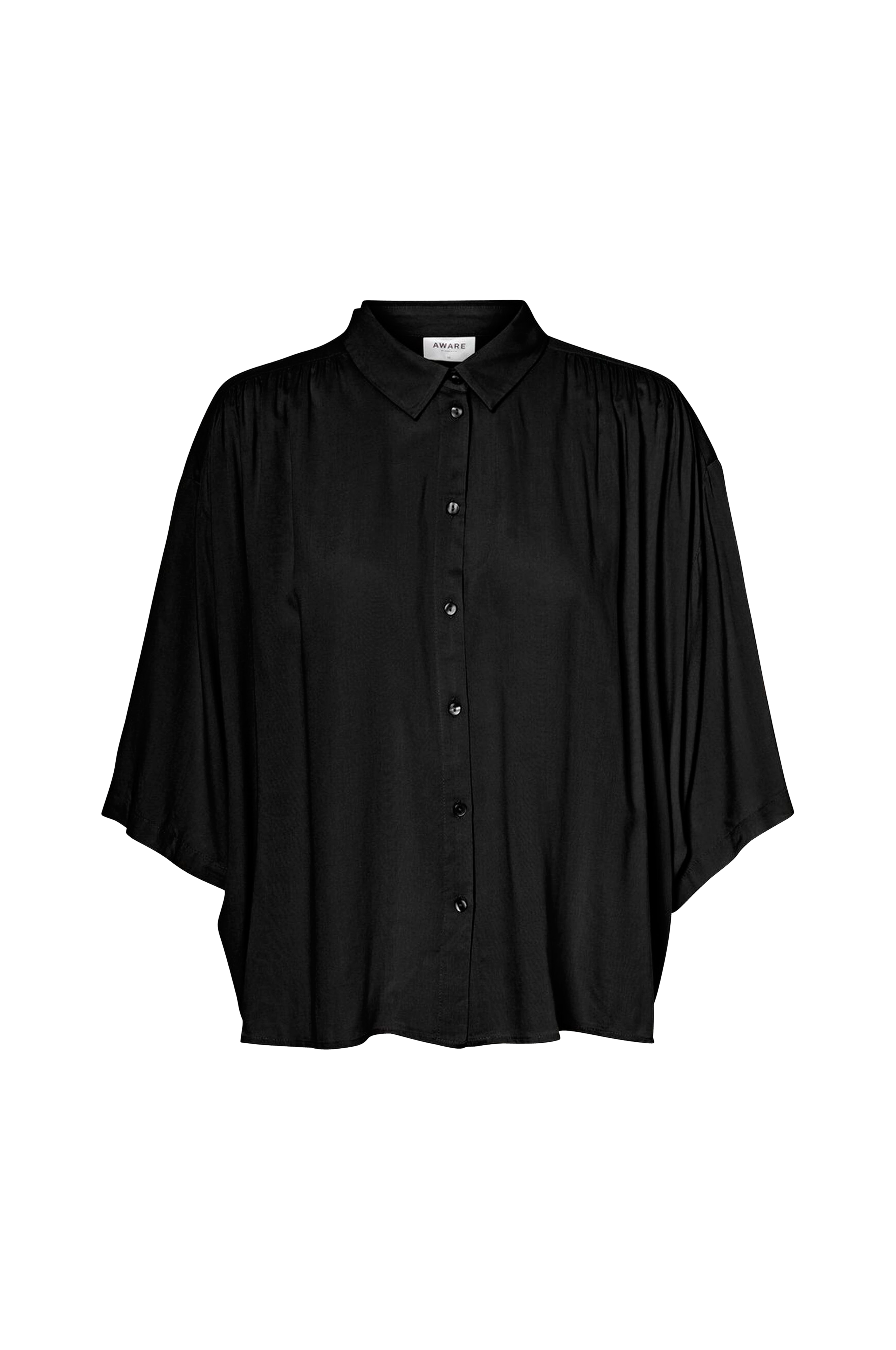 Vero Moda Bluse vmKate SS Shirt Sort - Bluser - Ellos.dk