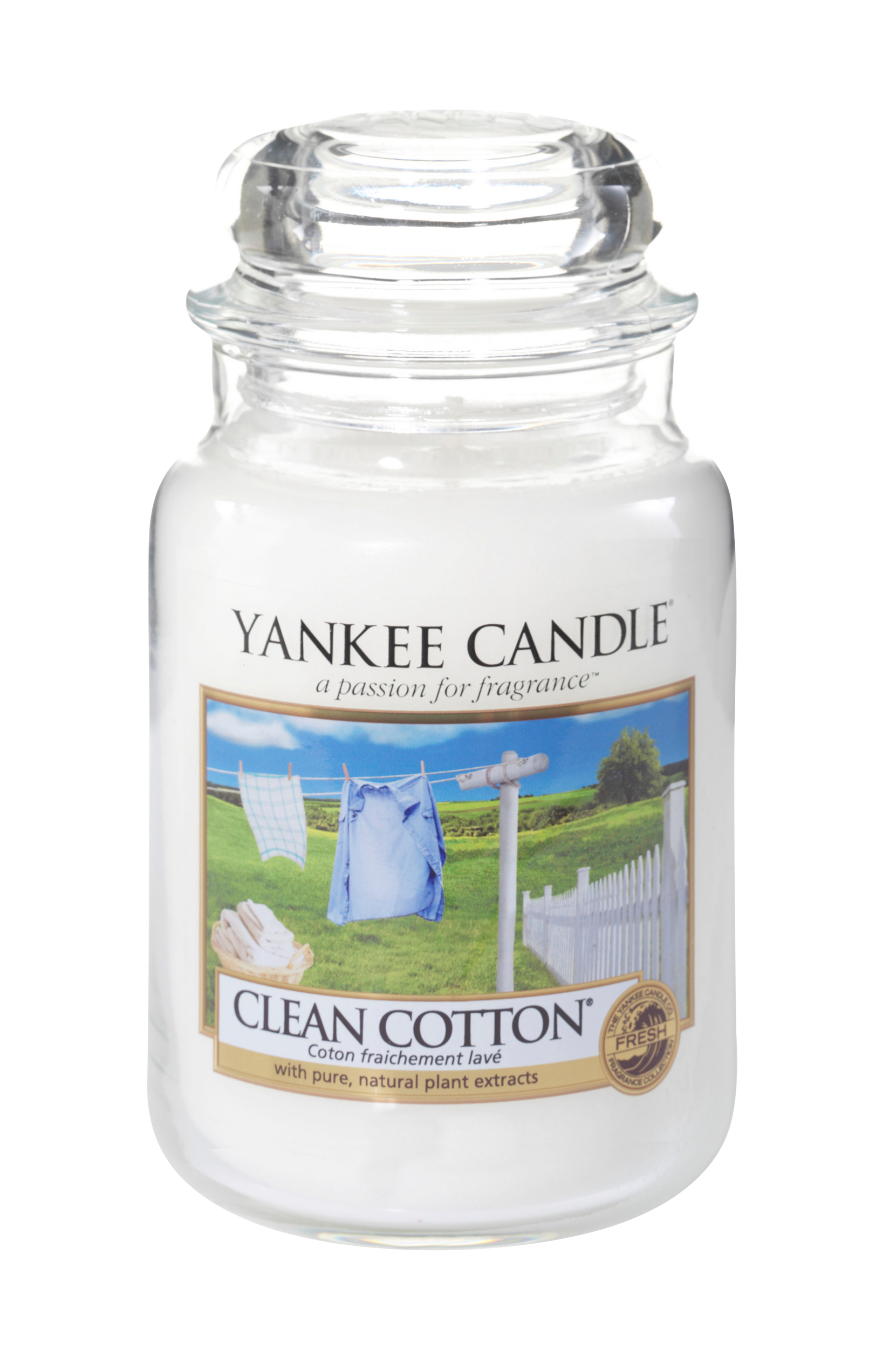 Classic Large Clean Cotton, Yankee Candle