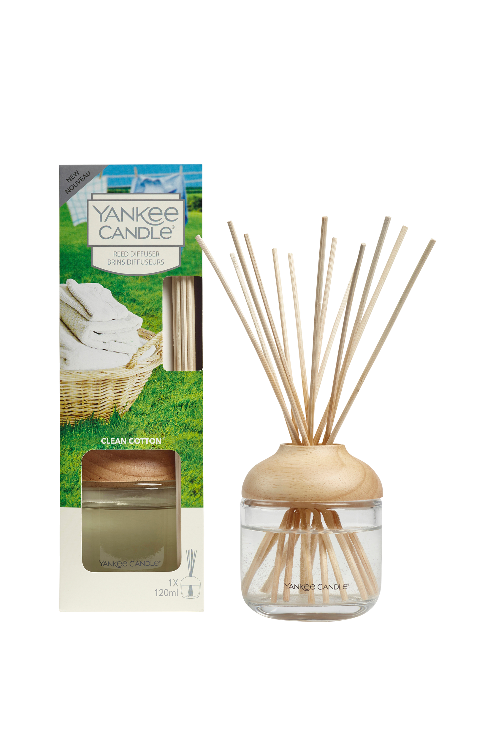 Reed Diffuser Clean Cotton, Yankee Candle
