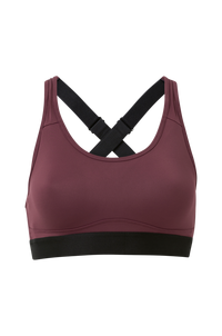 Stay in place - Sport-bh Padded Crossback Bra - Lila
