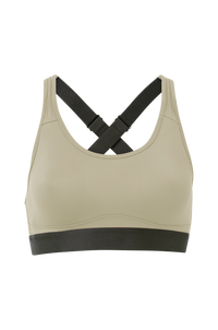Stay in place - Sport-bh Padded Crossback Bra - Grön