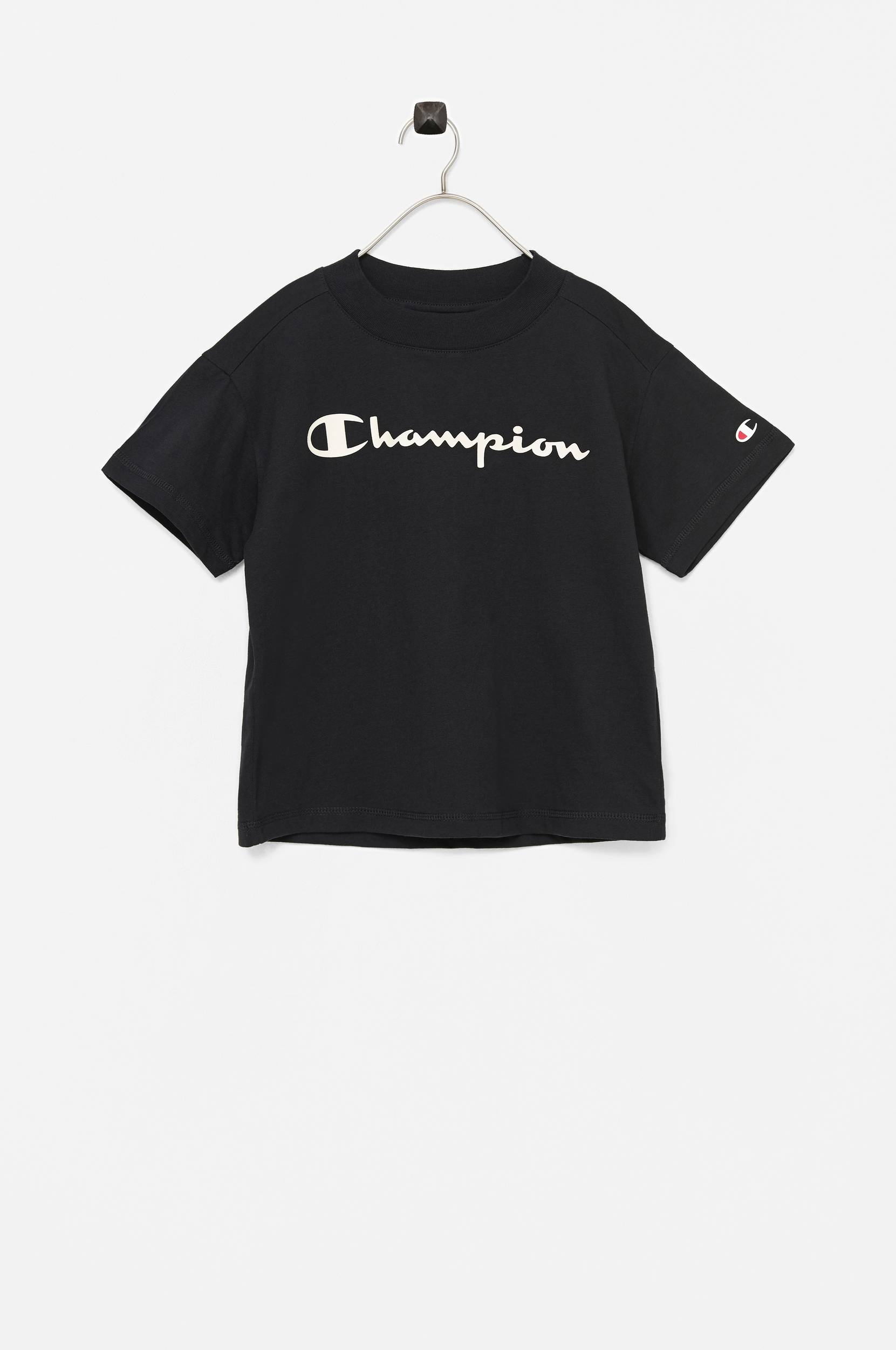 Ja Antarktis spids Champion - T-shirt Crewneck Croptop - Sort - 152 - T-shirt - Tøj til børn  (29105476)