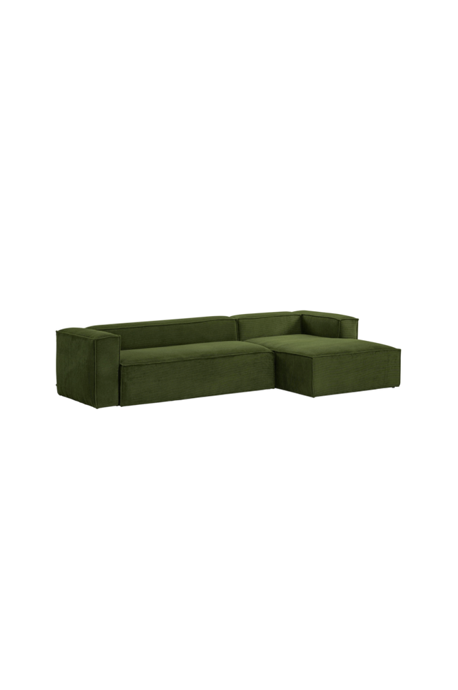 BLOK sofa 3-seter - divan høyre