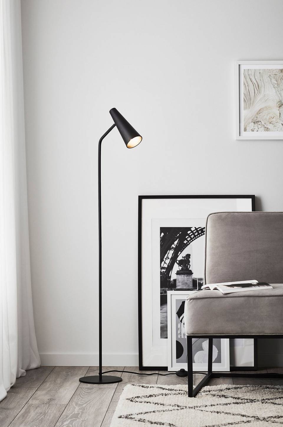 Markslöjd Golvlampa PEAK 1L, svart från Markslöjd, bild 2