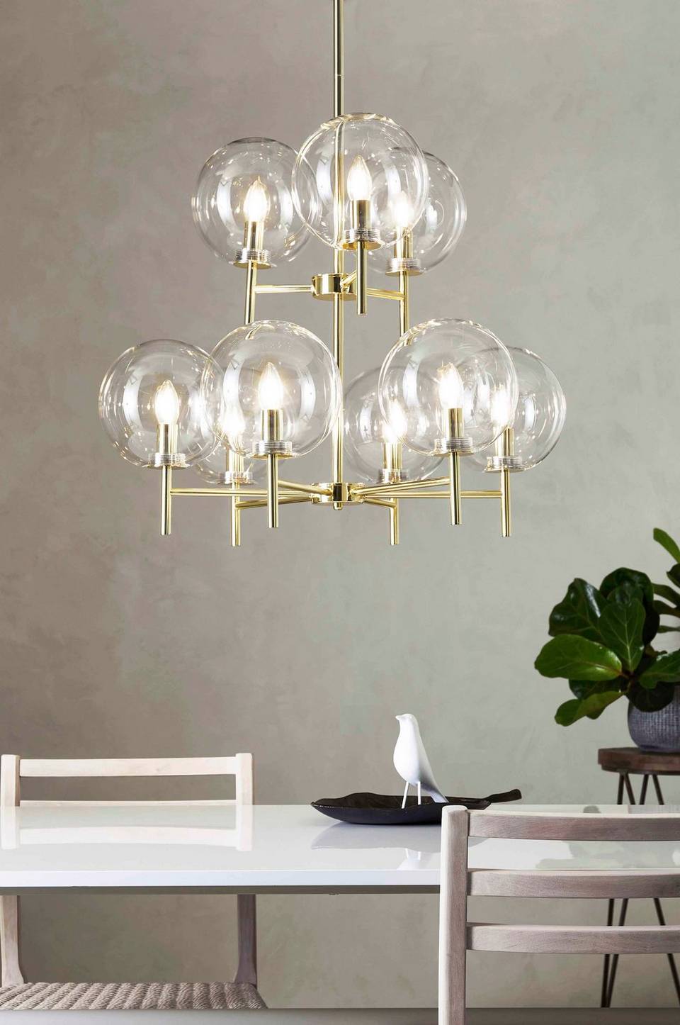 Markslöjd Taklampa CROWN 9L, mässing från Markslöjd, bild 5