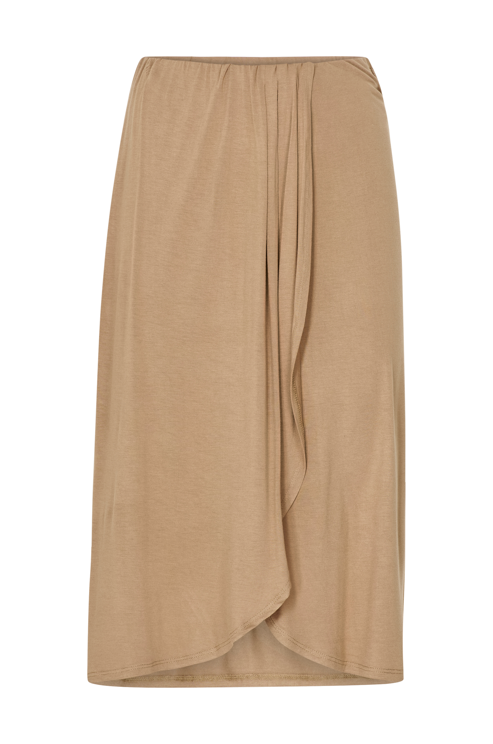 pieces - Nederdel pcNeora HW Skirt  - Brun - 36