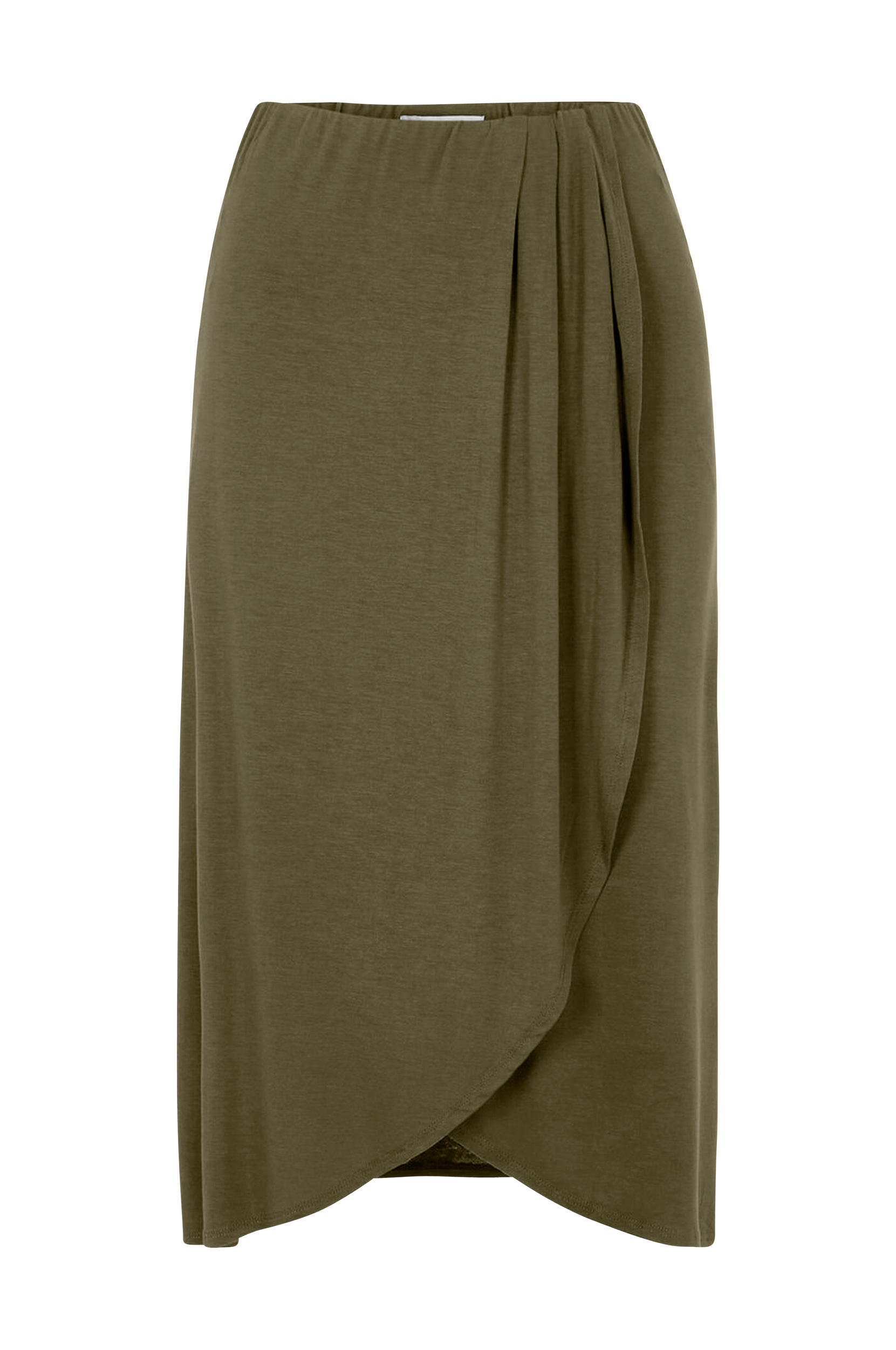 pieces - Nederdel pcNeora HW Skirt  - Brun - 34
