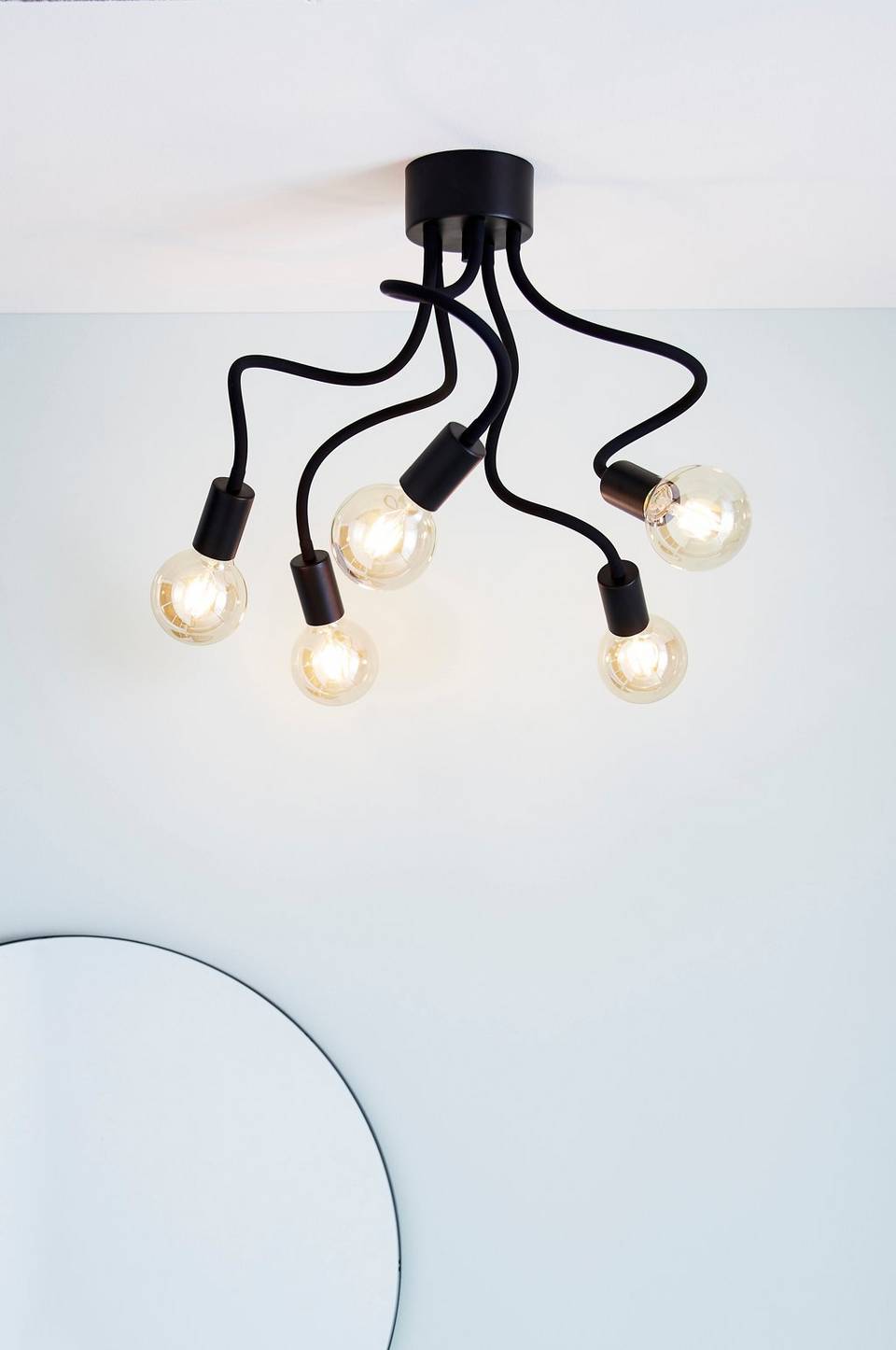 Markslöjd Taklampa Medusa Stor, svart från Markslöjd, bild 2