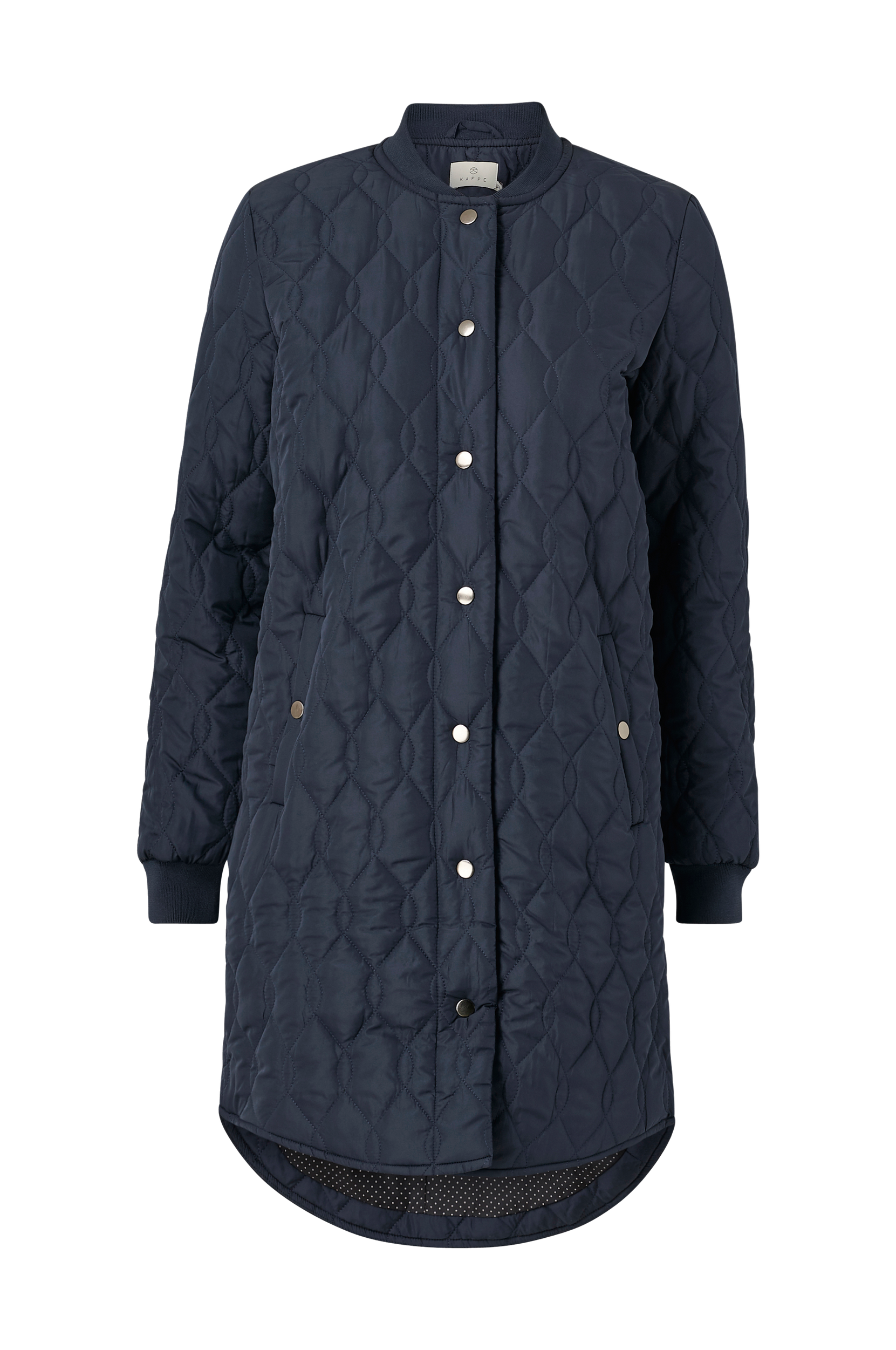 KAFFE - Frakke kaShally Quilted Coat - Blå - 36