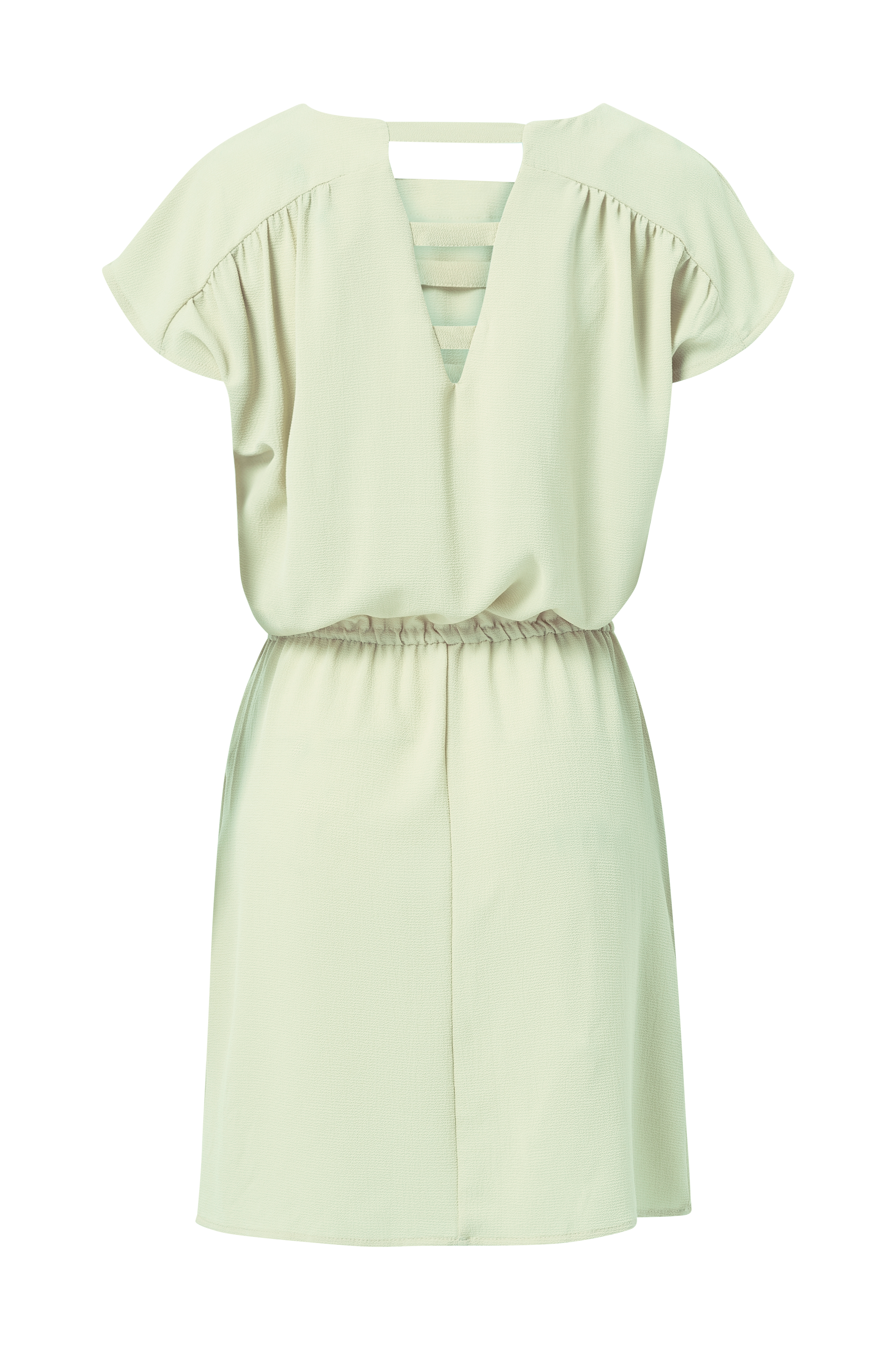 Vero Moda Kjole vmSasha Bali SS Short Dress Color - Grøn - Korte kjoler Ellos.dk
