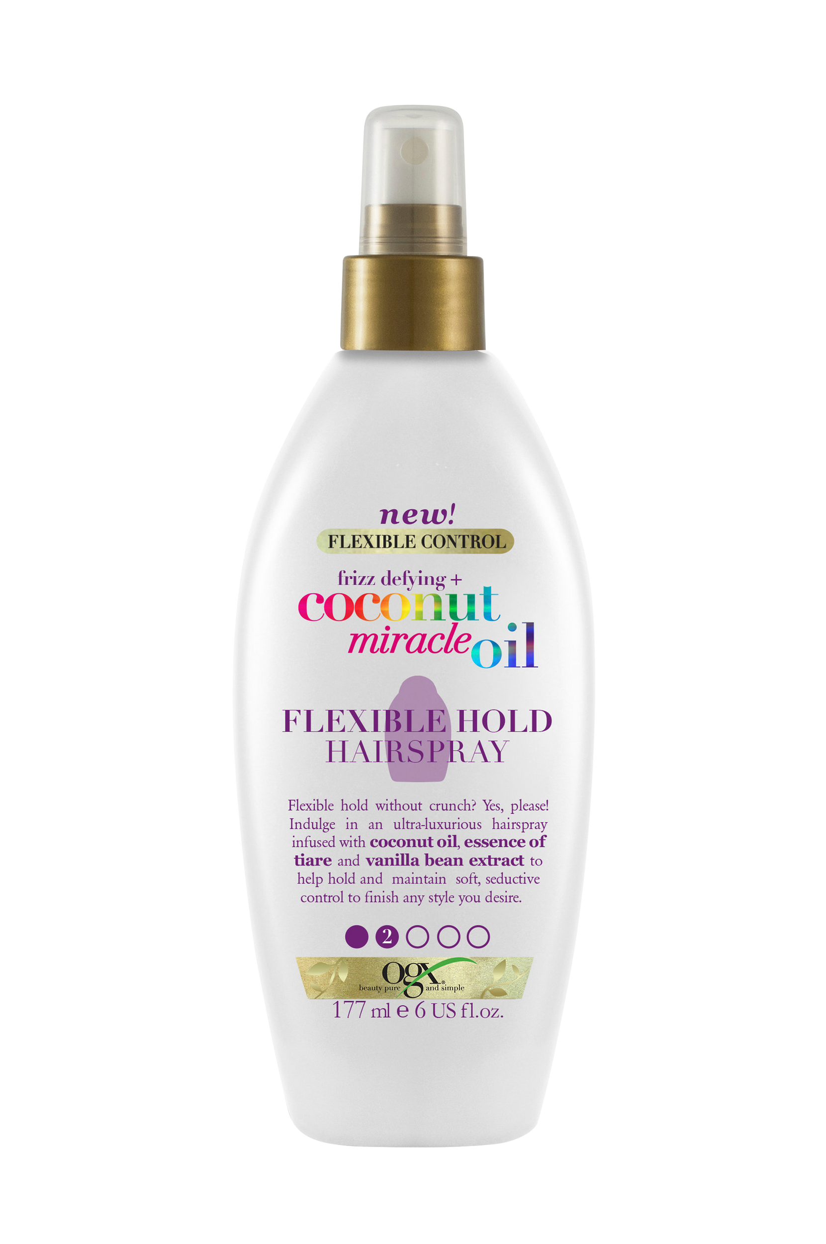 Ogx - Coconut Miracle Flexible Hold Hair Spray 177 ml