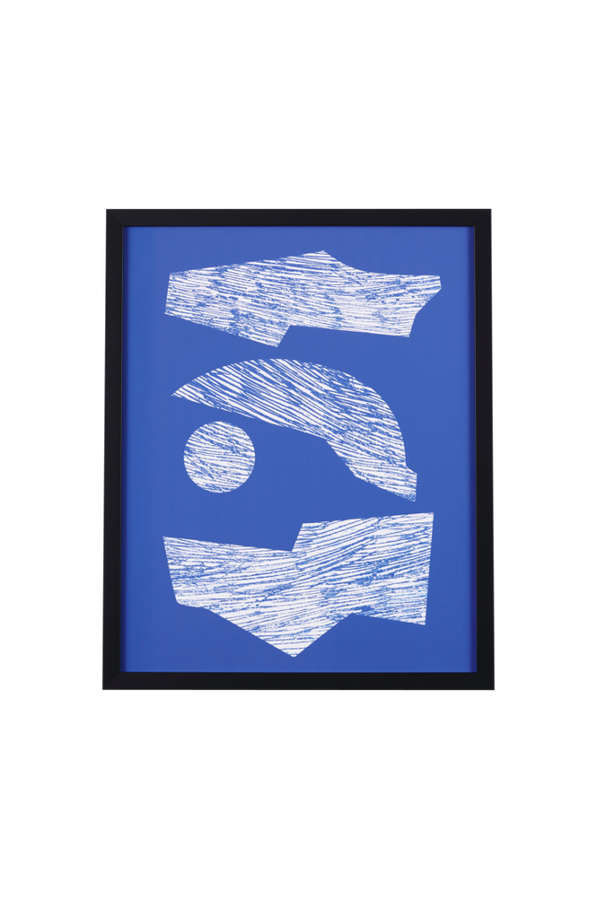 Bilde Stack Of Shapes In Blue I