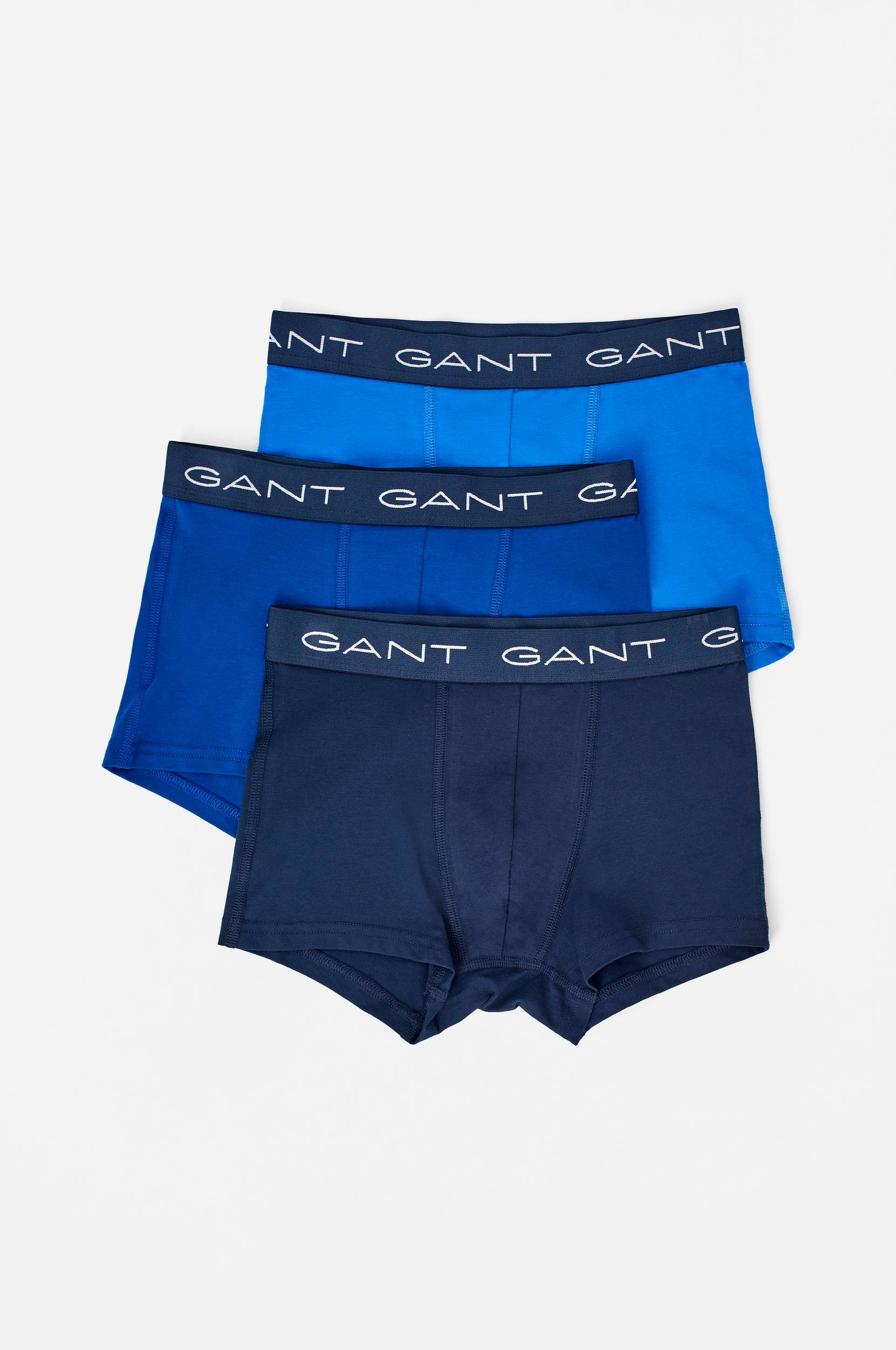 Alushousut Boy's Trunk Seasonal Solids, 3/pakk., Gant Underwear