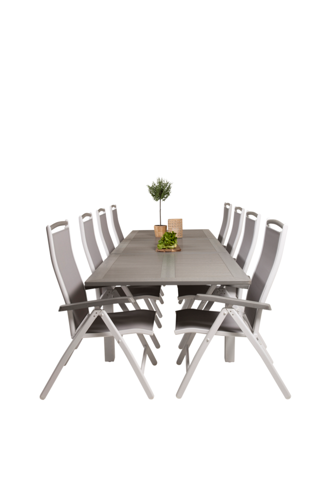 Matgrupp Albany med 8st matstolar Albany