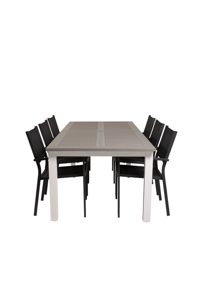 Spisegruppe Albany med 6 spisestoler Copacabana