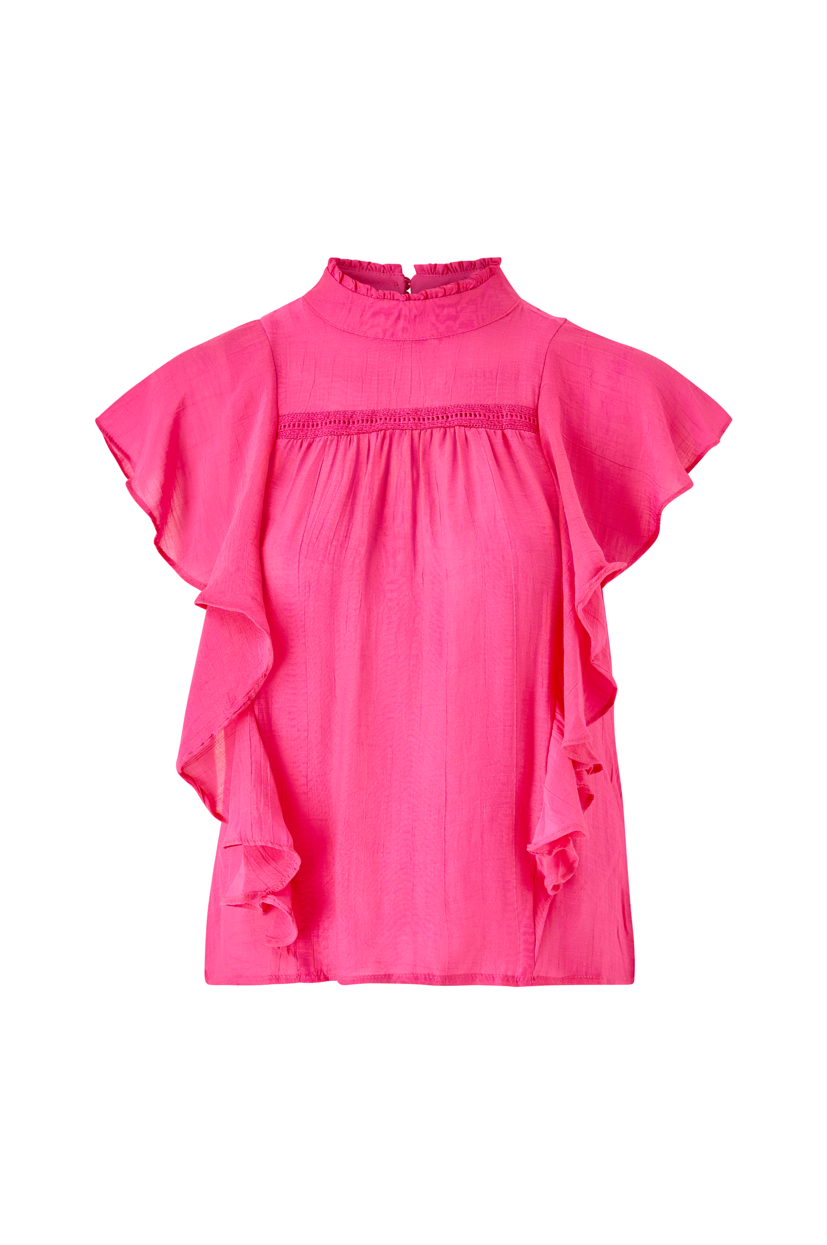 Dalset skildring Suradam Vero Moda Bluse vmArisa S/L Frill Blouse FX - Rosa - Bluser | Ellos.dk