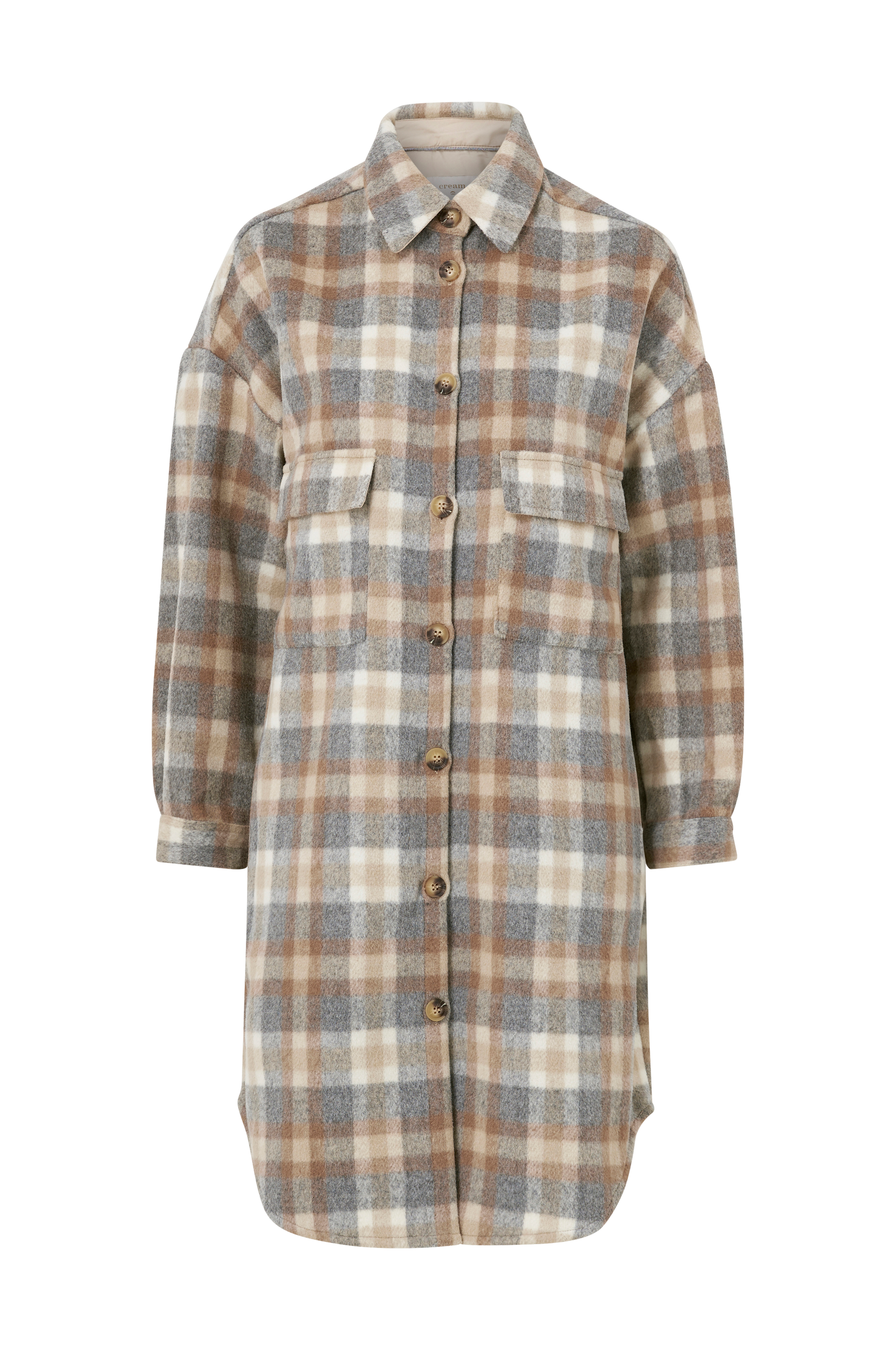 Skjortejakke/frakke TaraCR OZ Shirt Jacket Brun - 34 - Jakker - Tøj til kvinder (29437749)