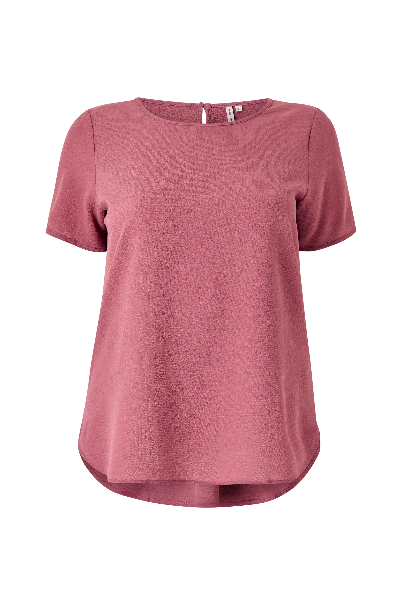 Only Carmakoma - Bluse carVica SS Aop Top - Brun - 46