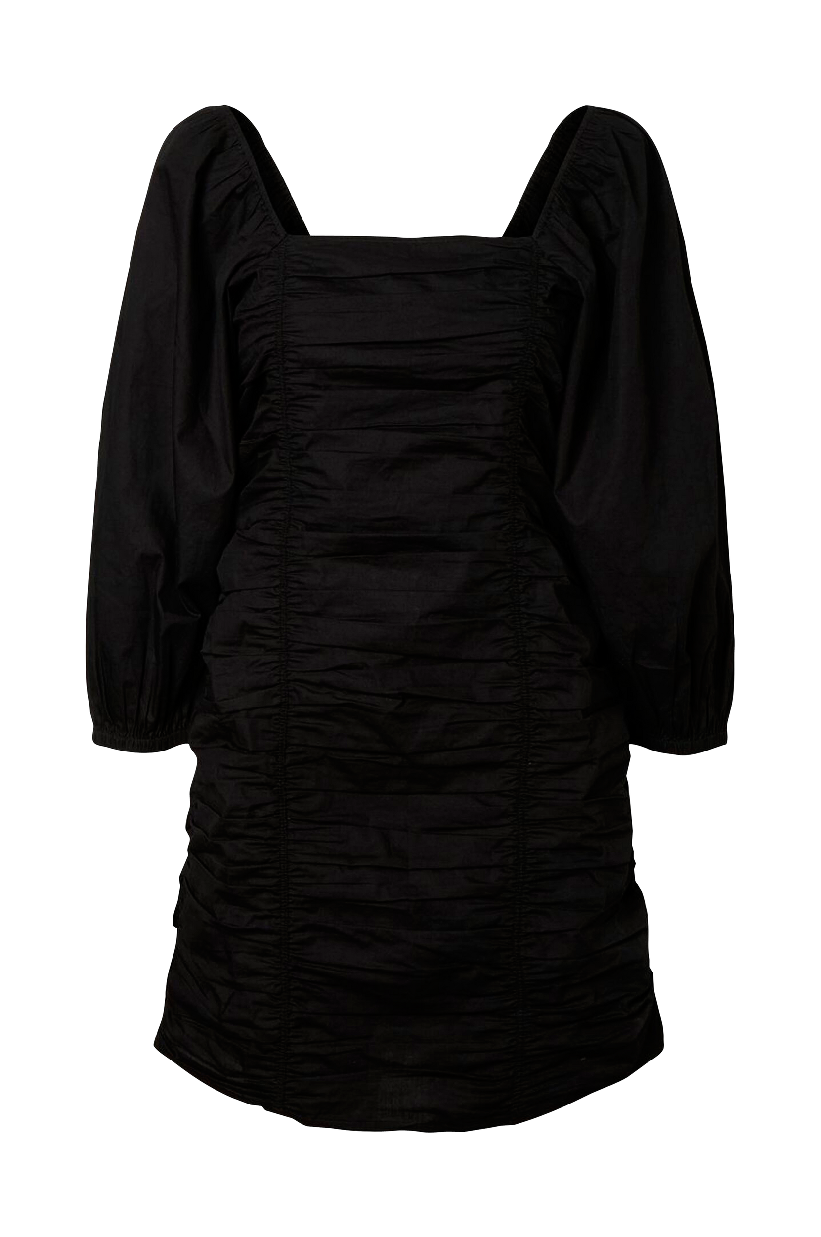 Vero Moda - Kjole vmHenny 3/4 Rouching Dress - Sort - 38/40