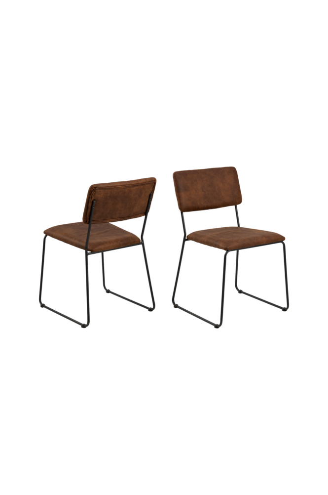 Matstol Lydia, 2-pack