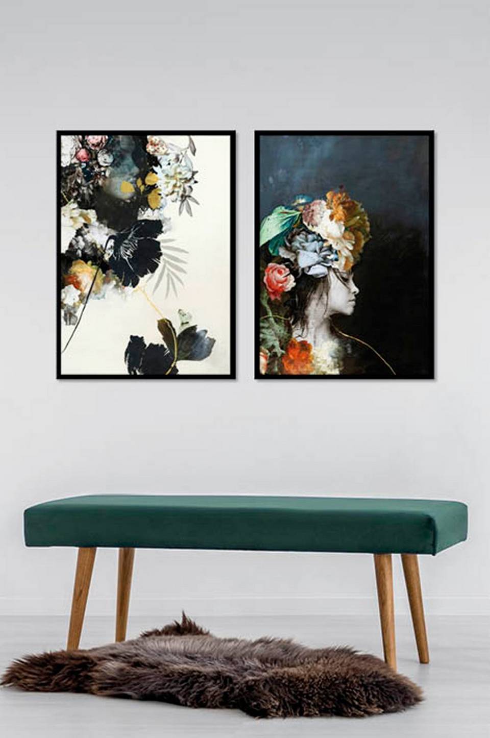 Malerifabrikken Poster Haute couture 2, gul från Malerifabrikken, bild 2