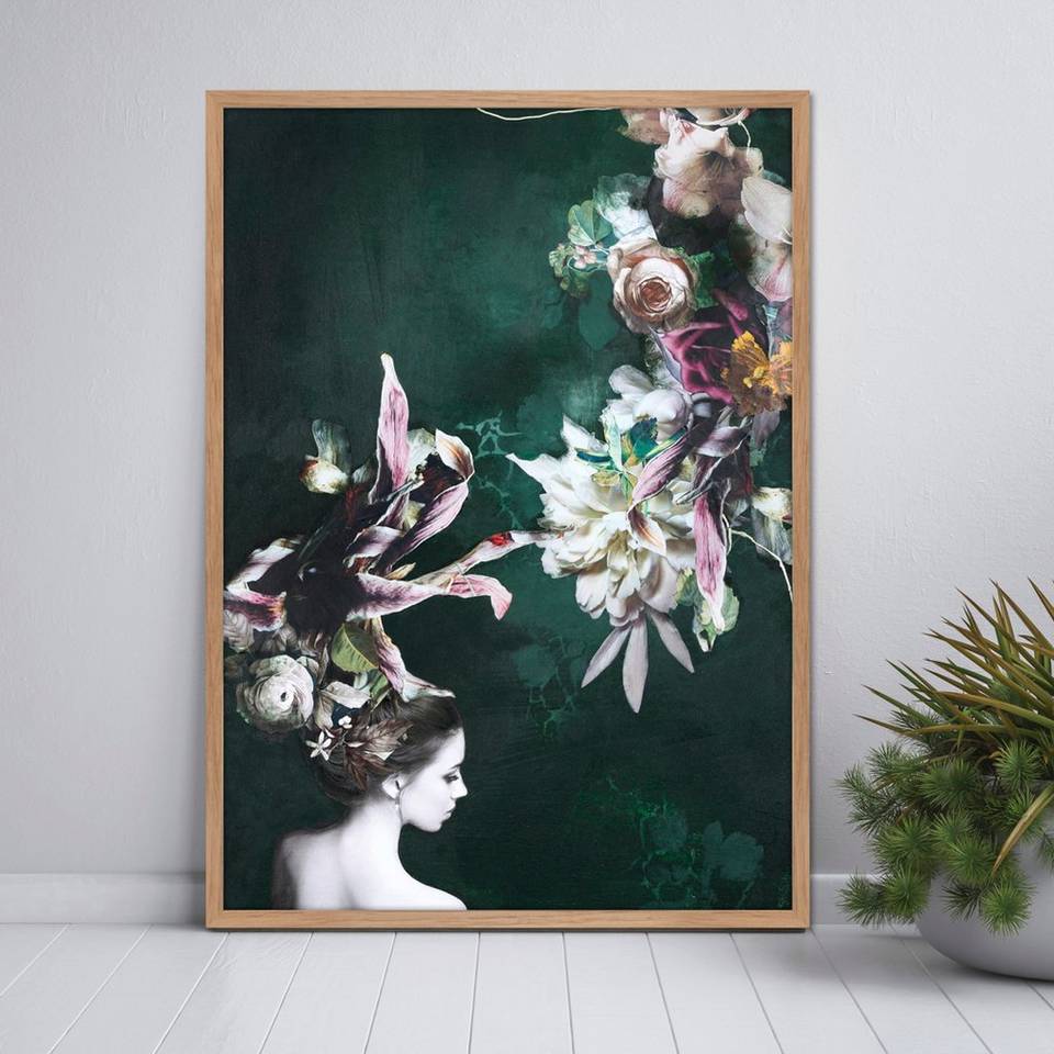 Malerifabrikken Poster Haute Couture 6, grön från Malerifabrikken, bild 2
