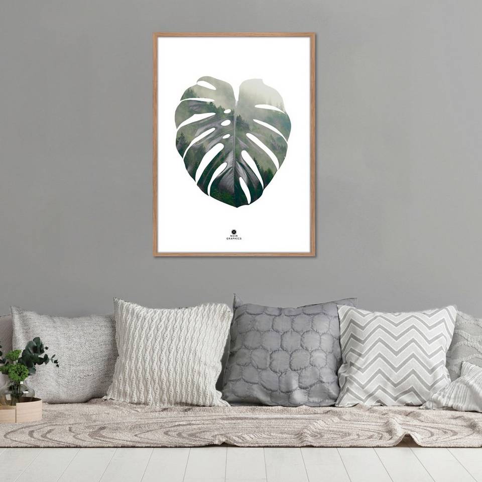 Malerifabrikken Poster Monstera leaf, grön från Malerifabrikken, bild 2