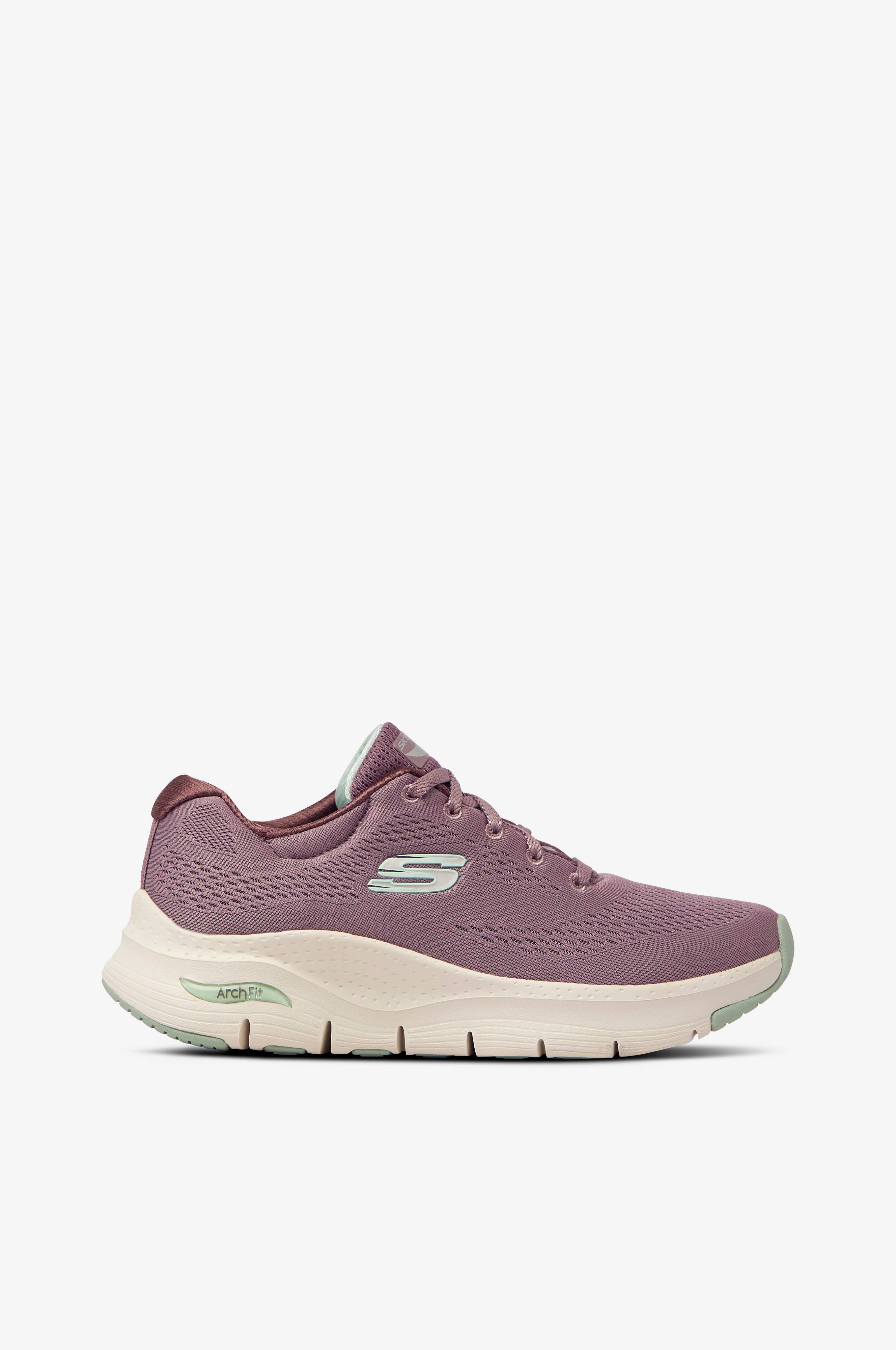 Skechers Kengät Womens Arch Fit Sunny Outlook Liila Varrettomat