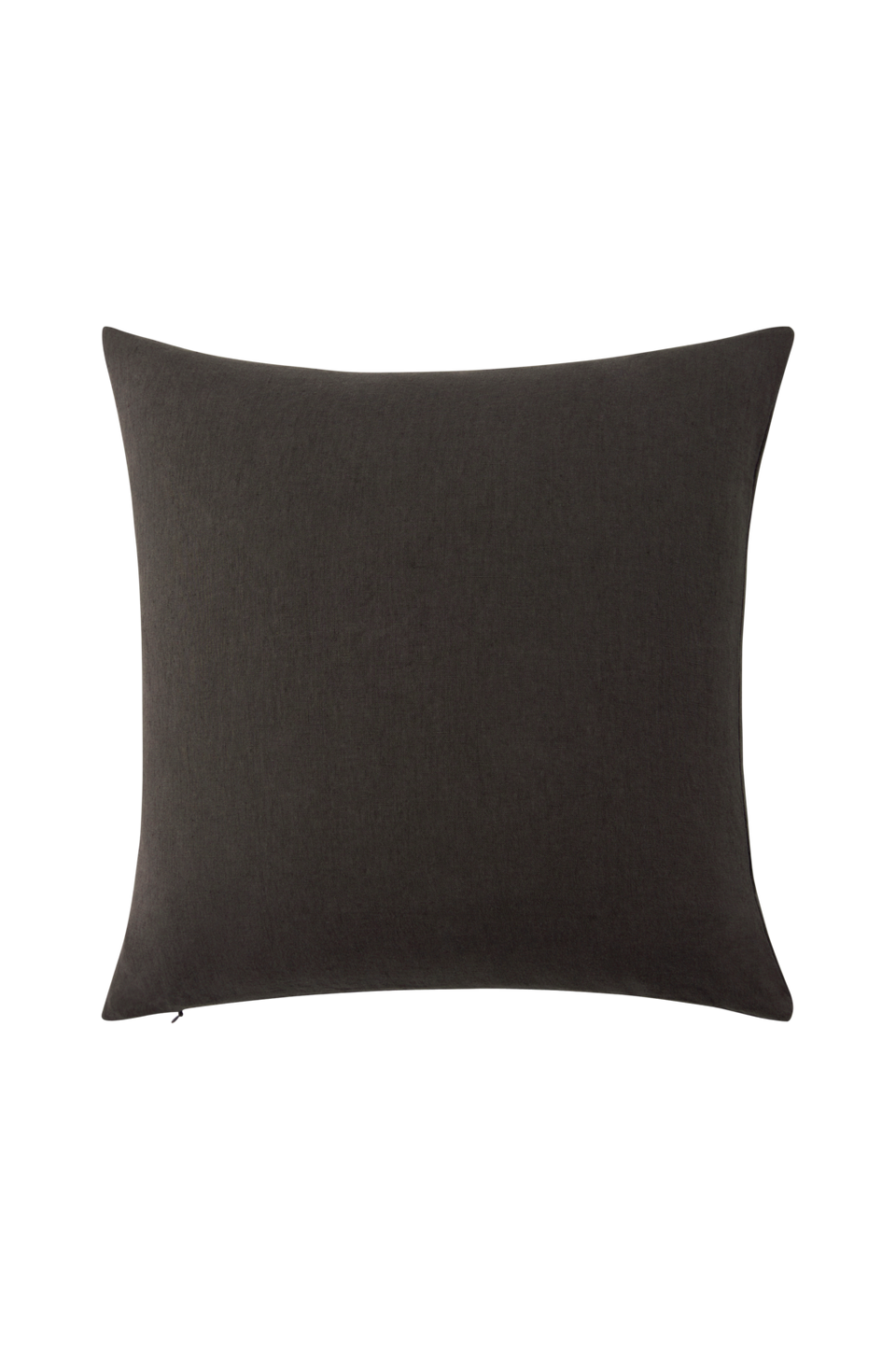 Ellos Home Kuddfodral Candice Zip i tvättat lin 50x50 cm, svart från Ellos Home, bild 2
