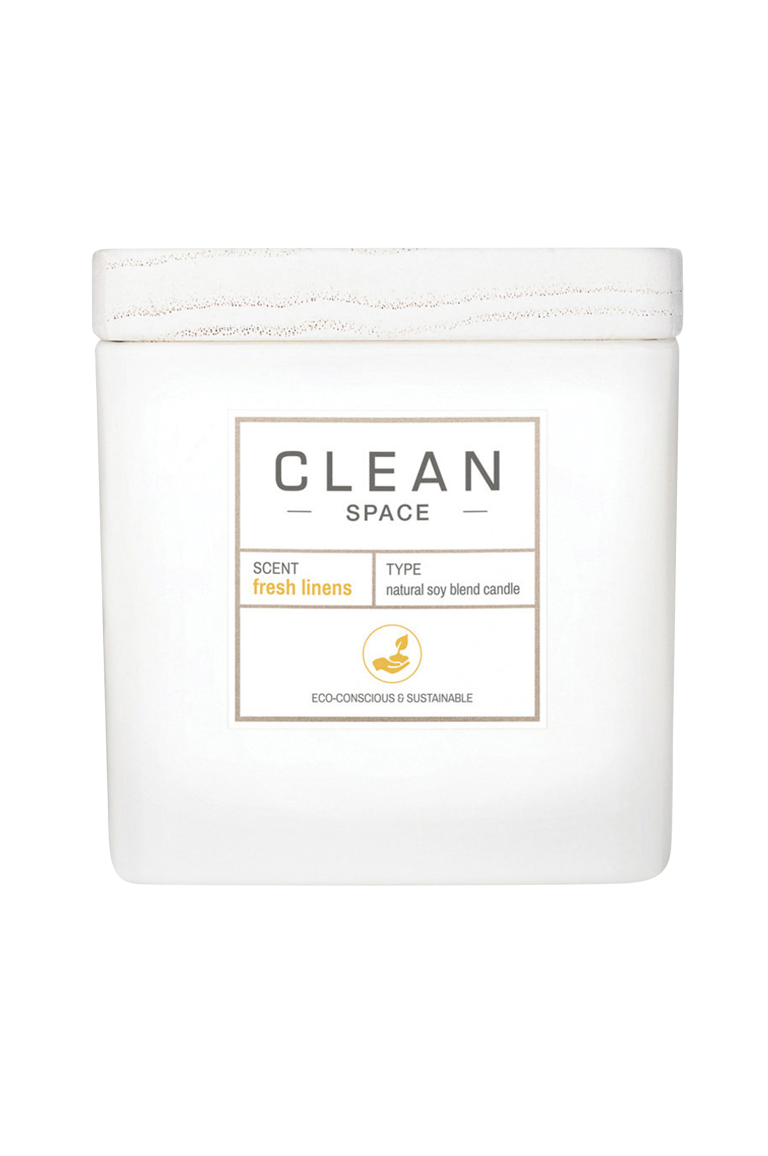 Clean Space Scented Candle Fresh Linens Doftljus Ellos.se