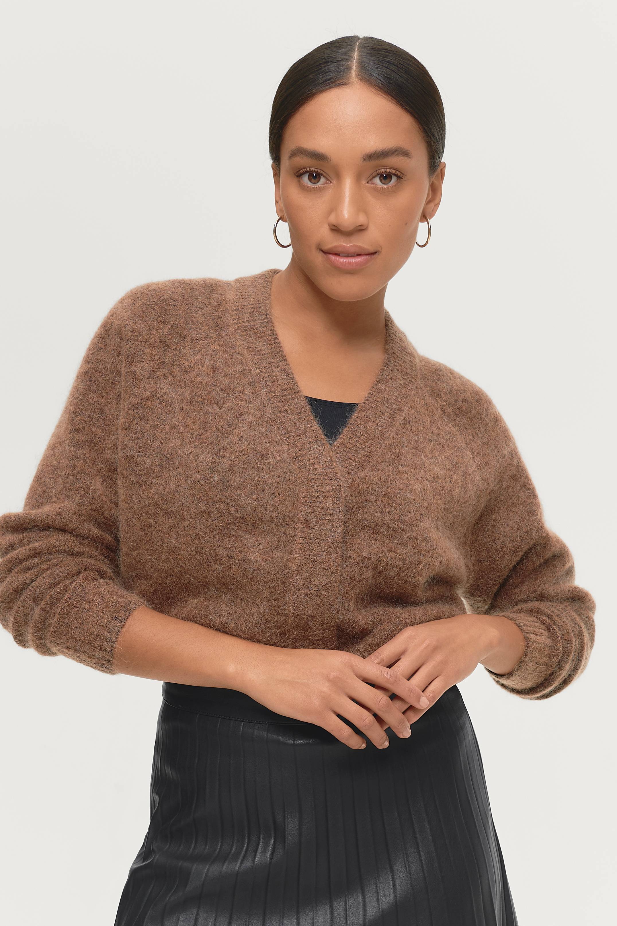 Second female brook shop knit boxy cardigan