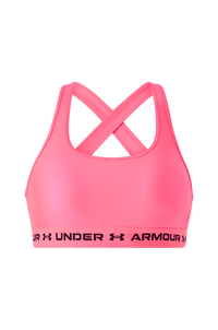 Under Armour - Sport-bh UA Crossback Mid Bra - Rosa - 48/50