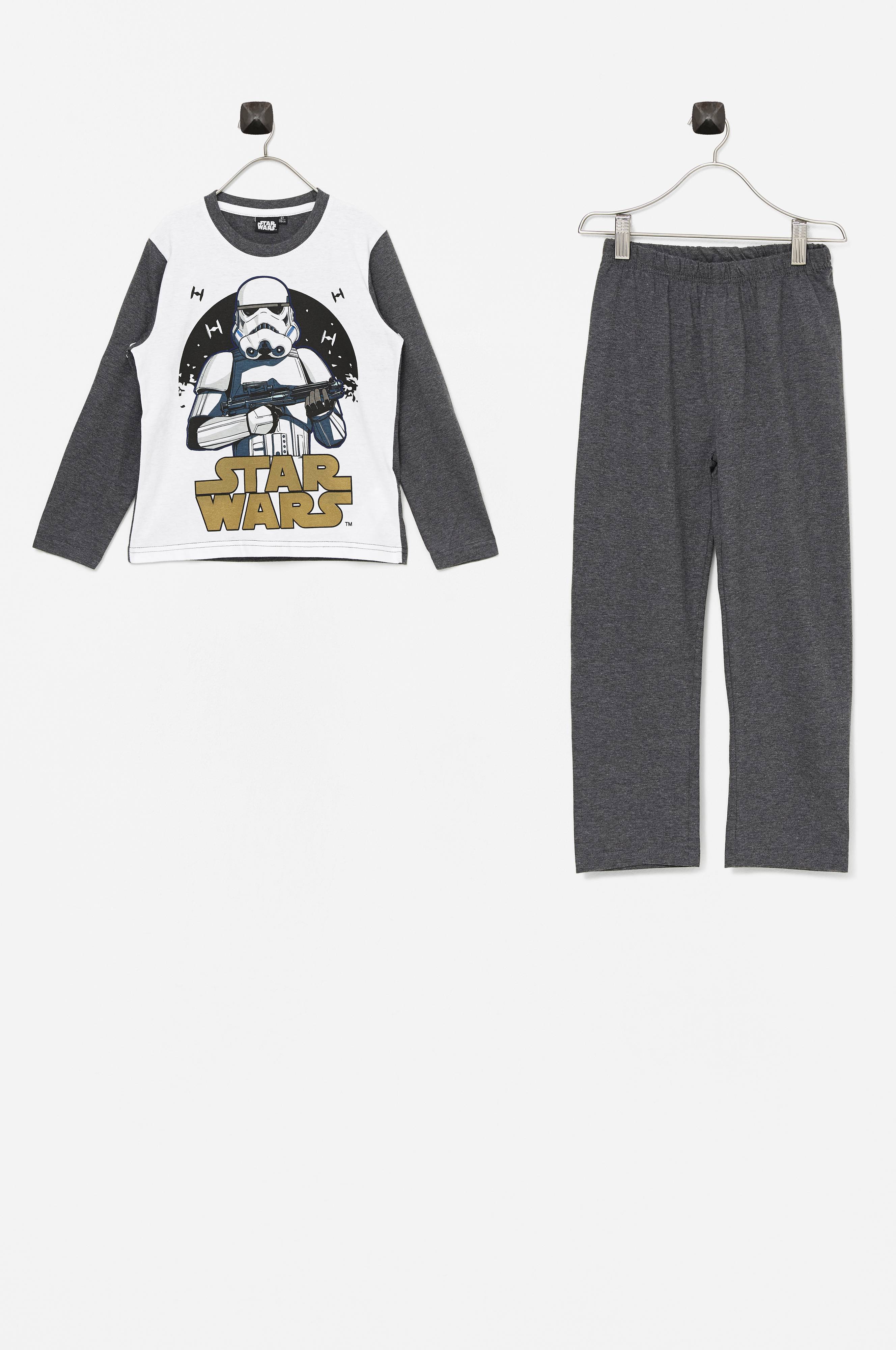 Disney Pyjama Star Wars Harmaa Yopuvut Pyjamat Ellos Fi