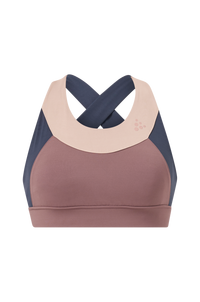Craft - Sport-bh Flow Blocked Sport Top W - Lila