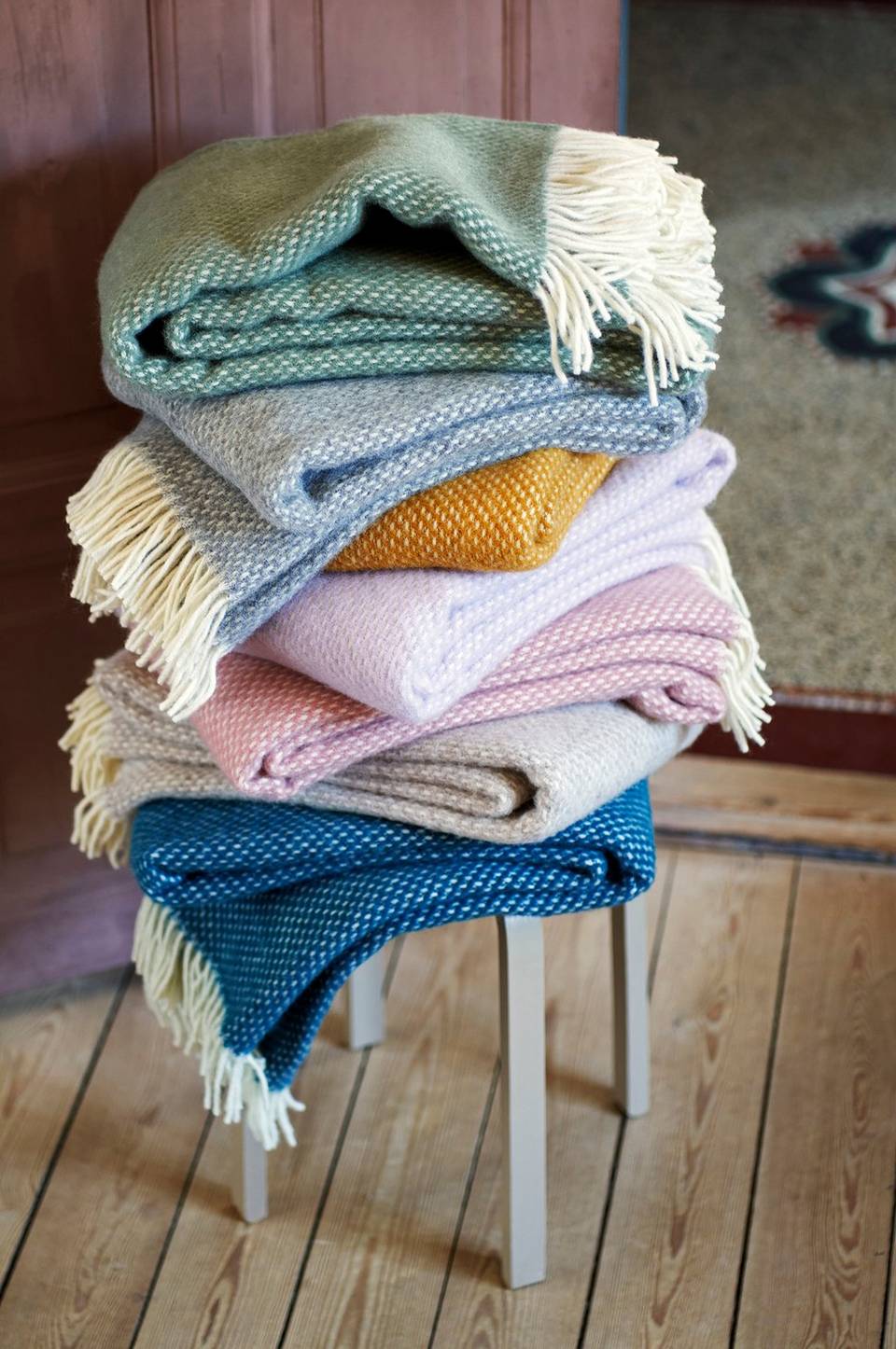 Klippan Yllefabrik Pläd Preppy, grå från Klippan Yllefabrik, bild 2