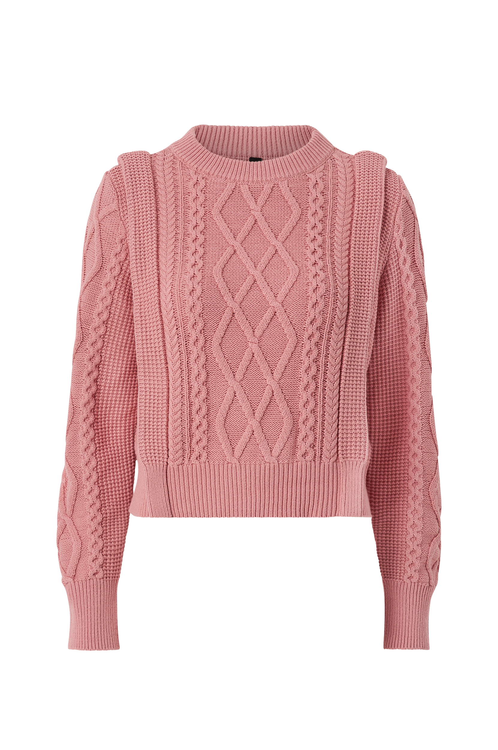 Y.A.S - Trøje yasBlesha LS Knit Pullover - Rosa - 40