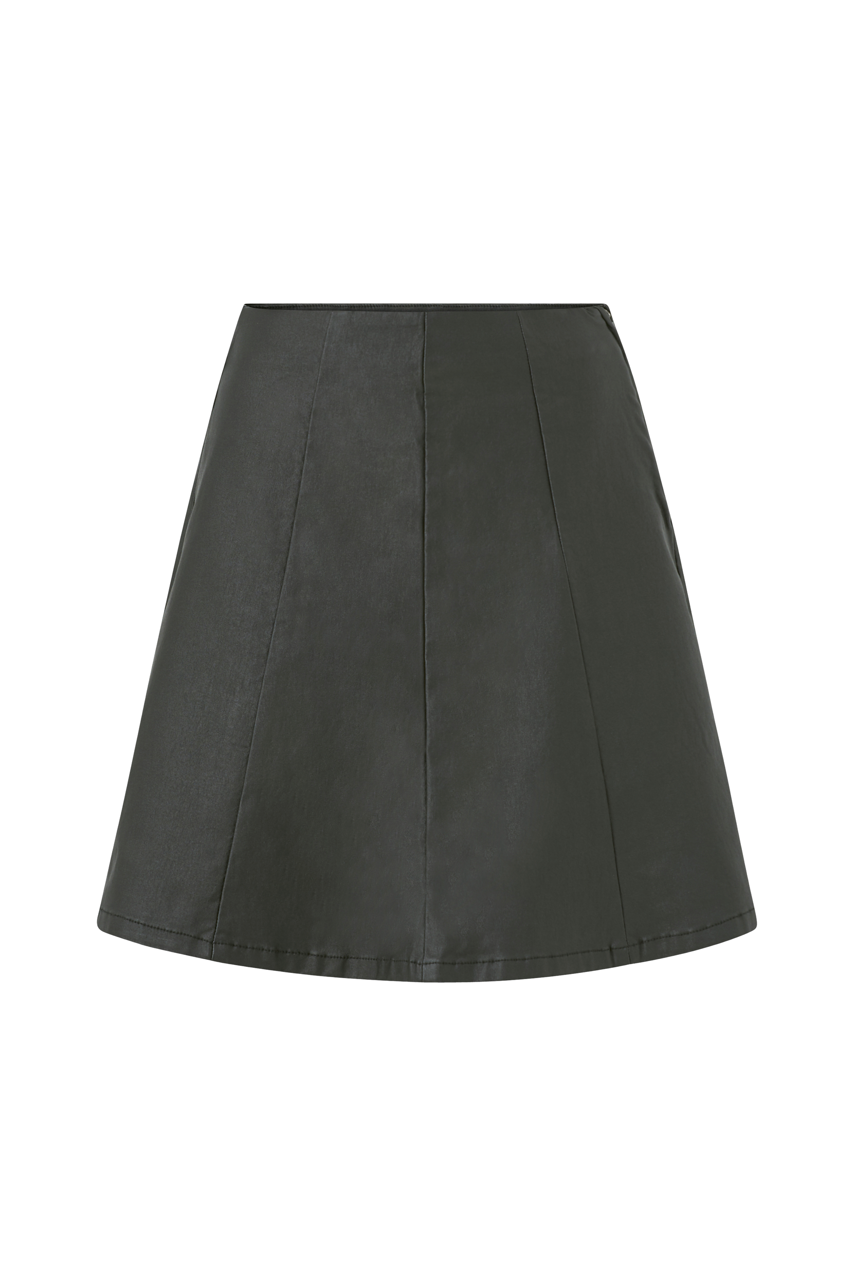 Vila - Nederdel viCommit HW Short Coated Skirt - Sort - 34