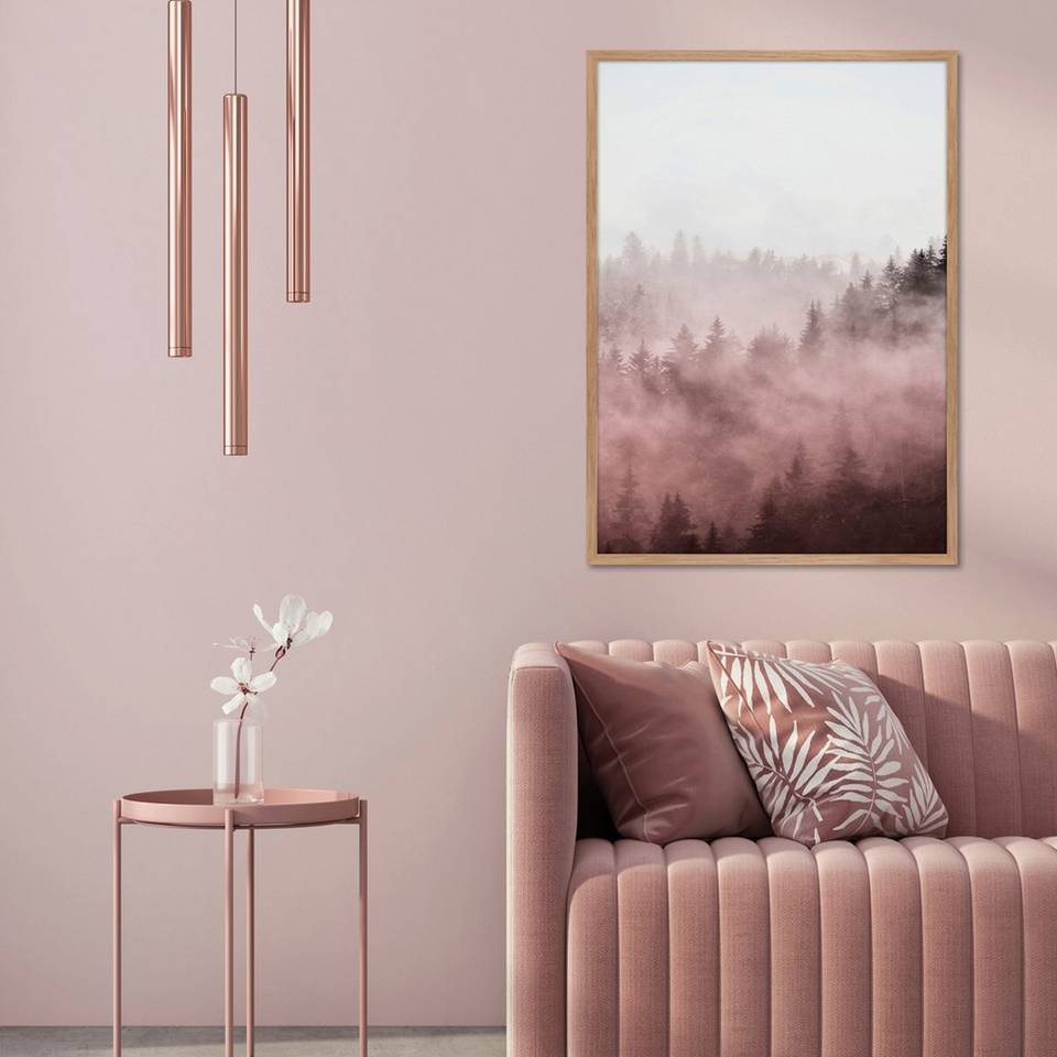 Malerifabrikken Poster Foggy red, röd från Malerifabrikken, bild 2