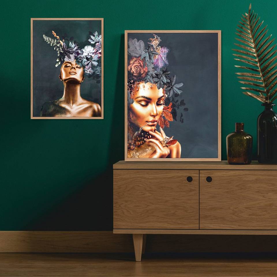 Malerifabrikken Poster Gold couture 1, guld från Malerifabrikken, bild 2