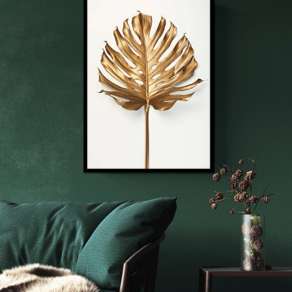 Malerifabrikken Poster Monstrea gold leaf, guld från Malerifabrikken, bild 2