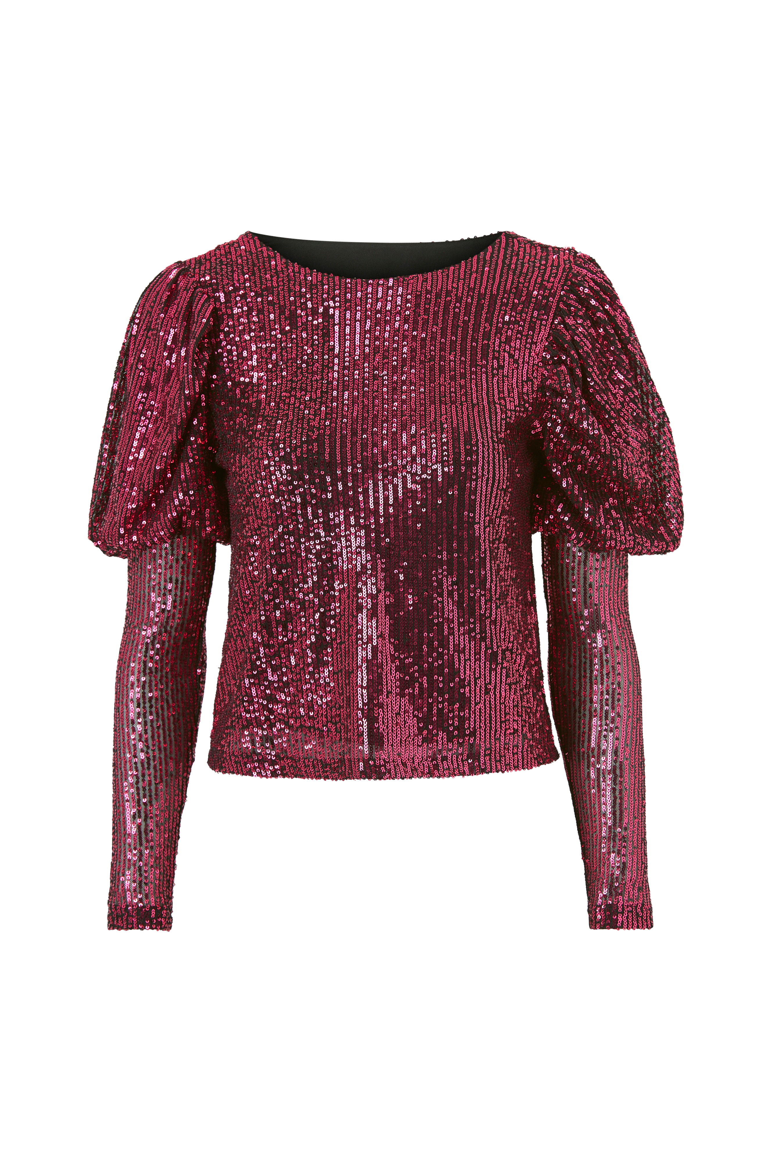 Only Topp onlBae L/S Glitter Top - Svart - Långärmade toppar - Ellos.se